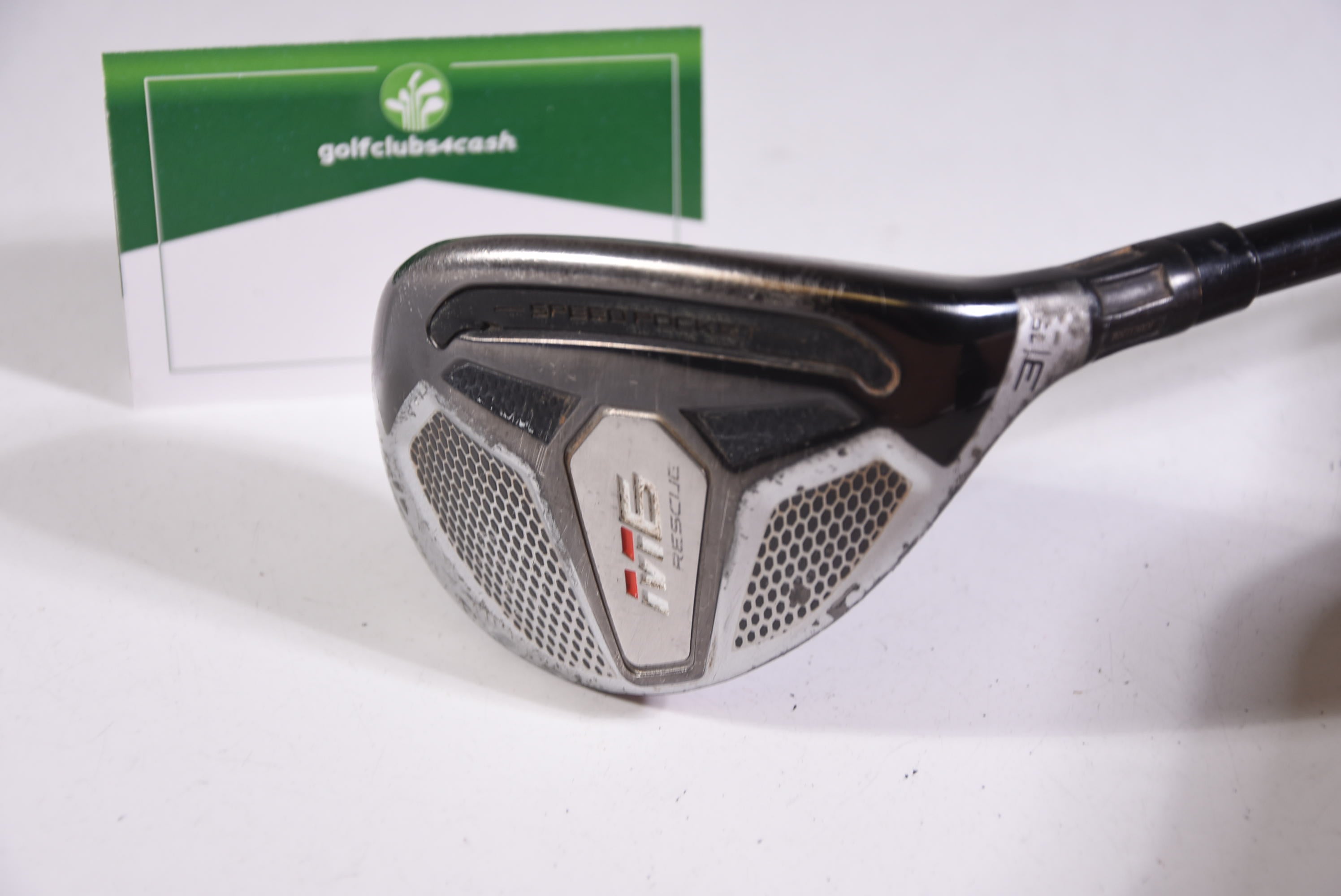 Taylormade M6 #3 Hybrid / 19 Degree / Stiff Flex Fujikura Atmos Orange 7 Shaft