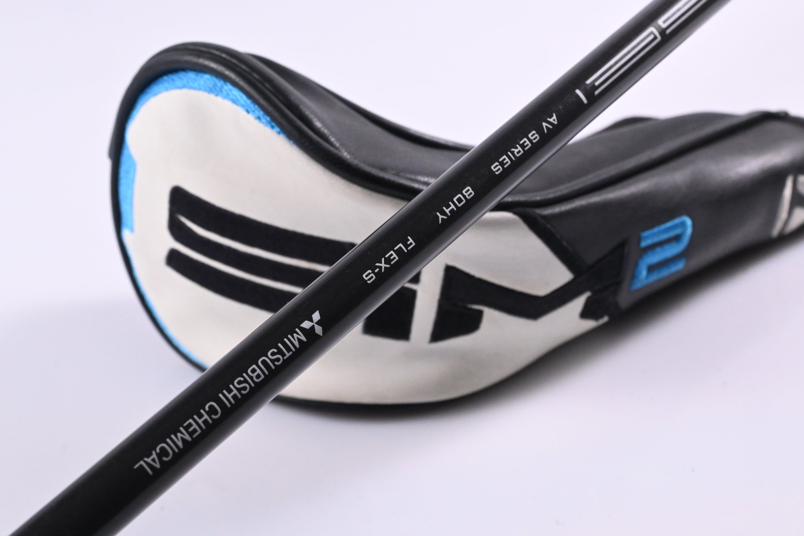 Taylormade SIM2 #2 Hybrid / 17 Degree / Stiff Flex Tensei AV Raw Blue 80 Shaft