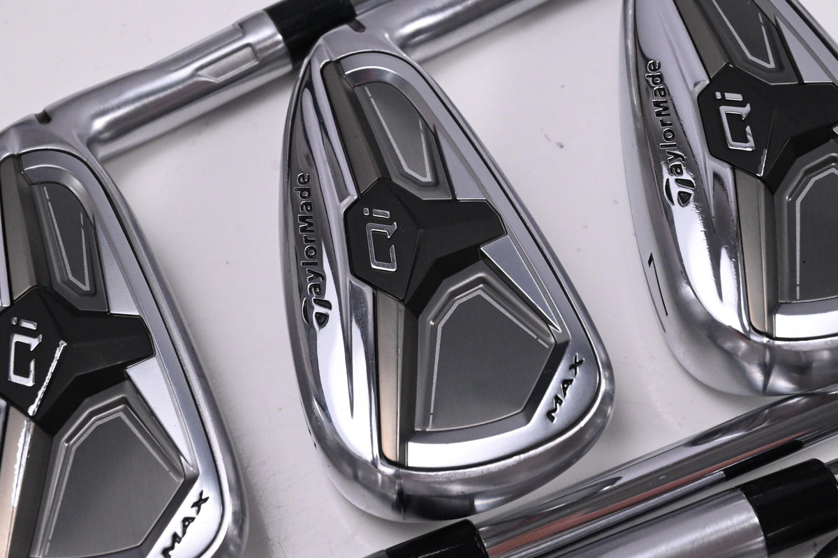 Taylormade Qi Max Irons / 5-PW+GW / Regular Flex KBS MAX MT 85 Shafts
