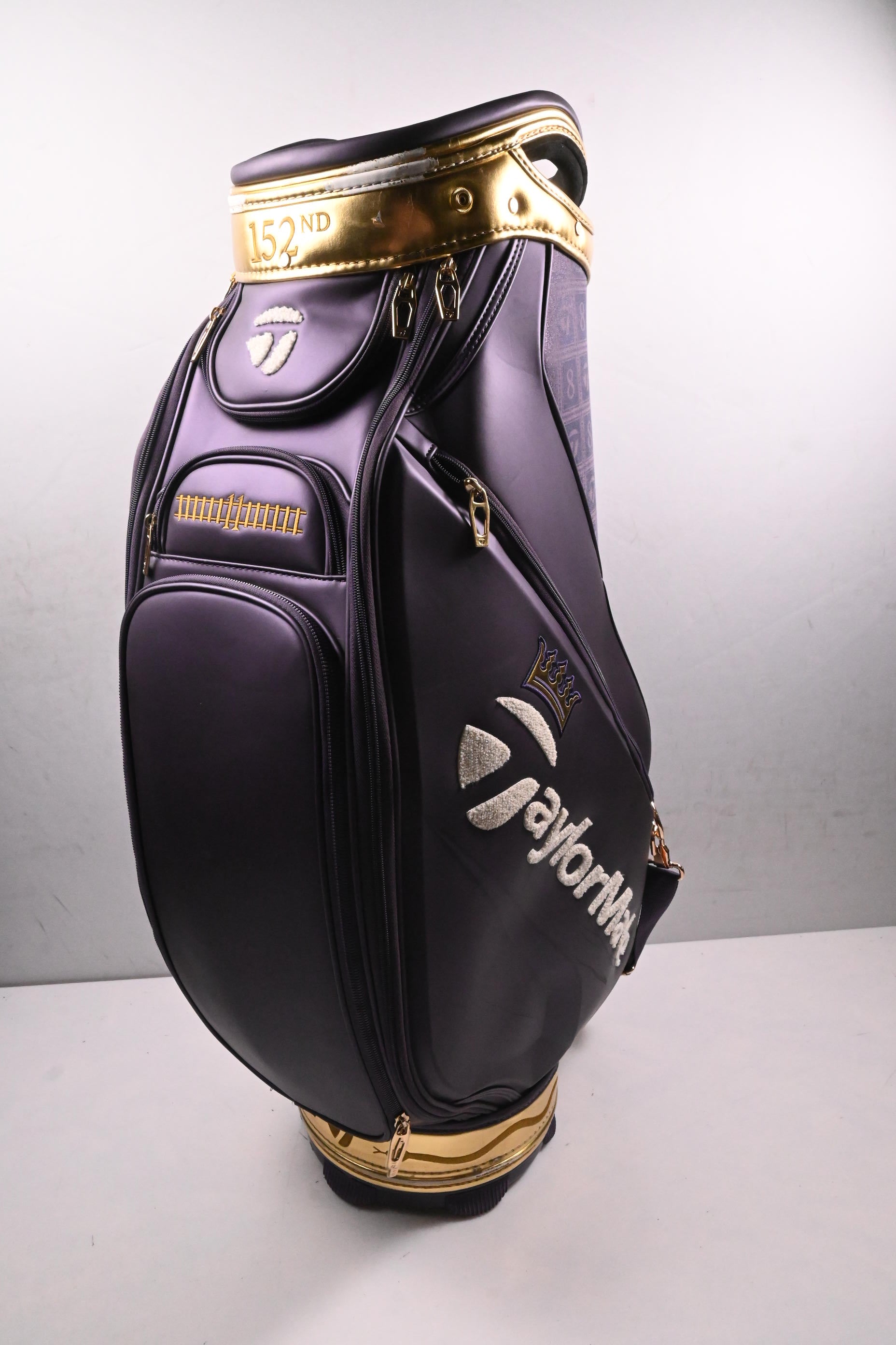 Taylormade British Open Tour Bag / 6-Way Divider / Purple, Gold