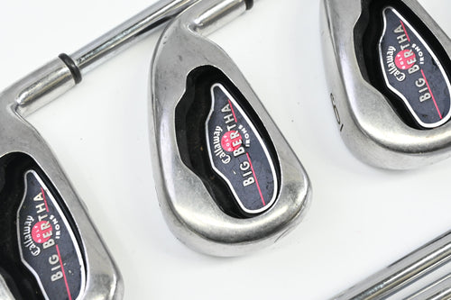 Callaway Big Bertha 2004 Irons / 4-PW+GW+SW / Uniflex Callaway Constant Weight