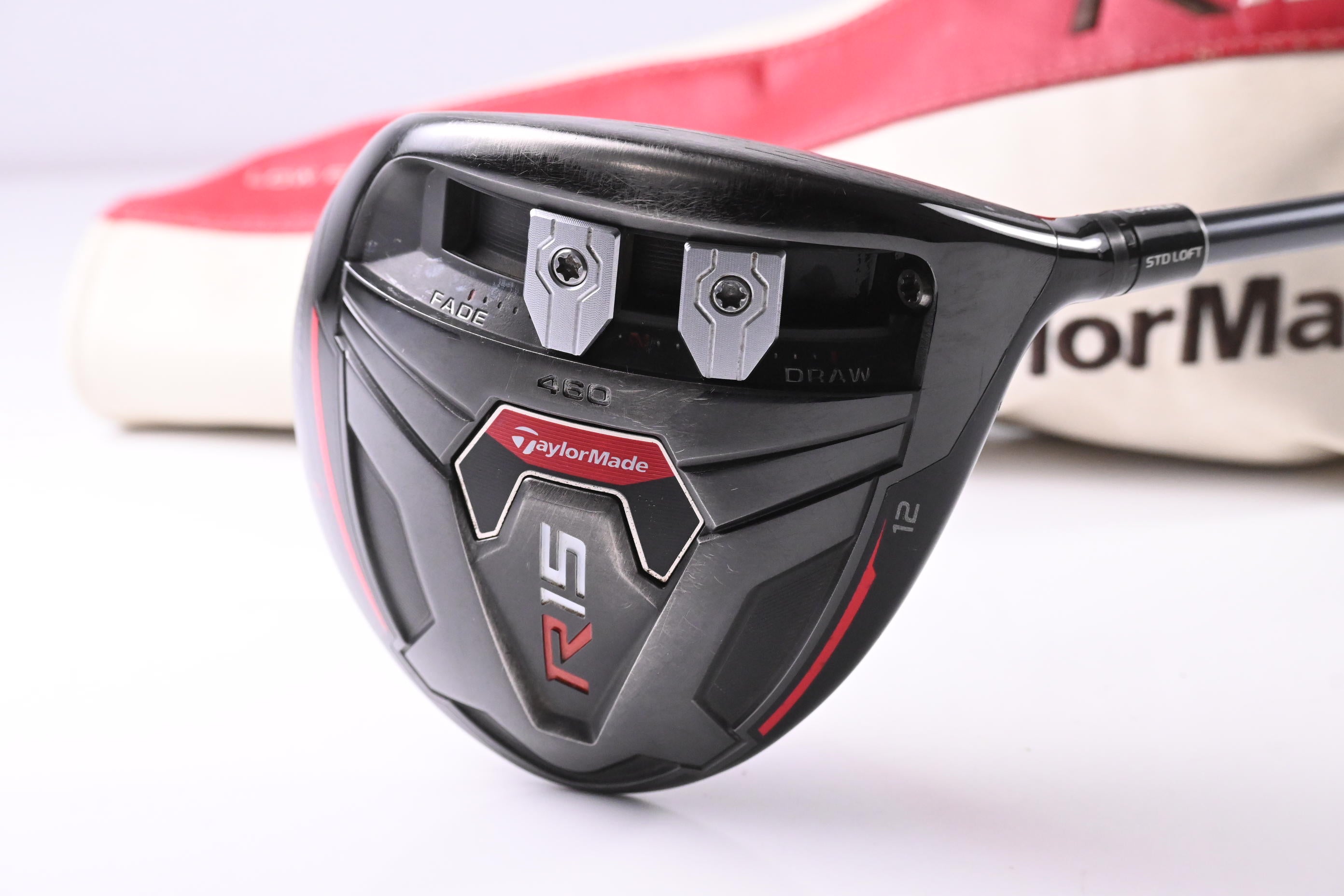 Taylormade R15 Black Driver / 12 Degree / Regular Flex Fujikura Speeder 57 Shaft