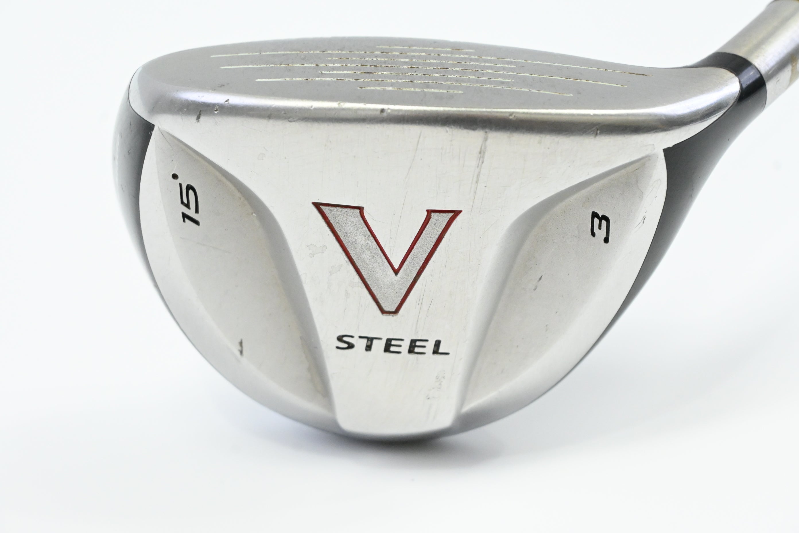 Taylormade V-Steel #3 Wood / 15 Degree / Stiff Flex TP Reax 75 Shaft