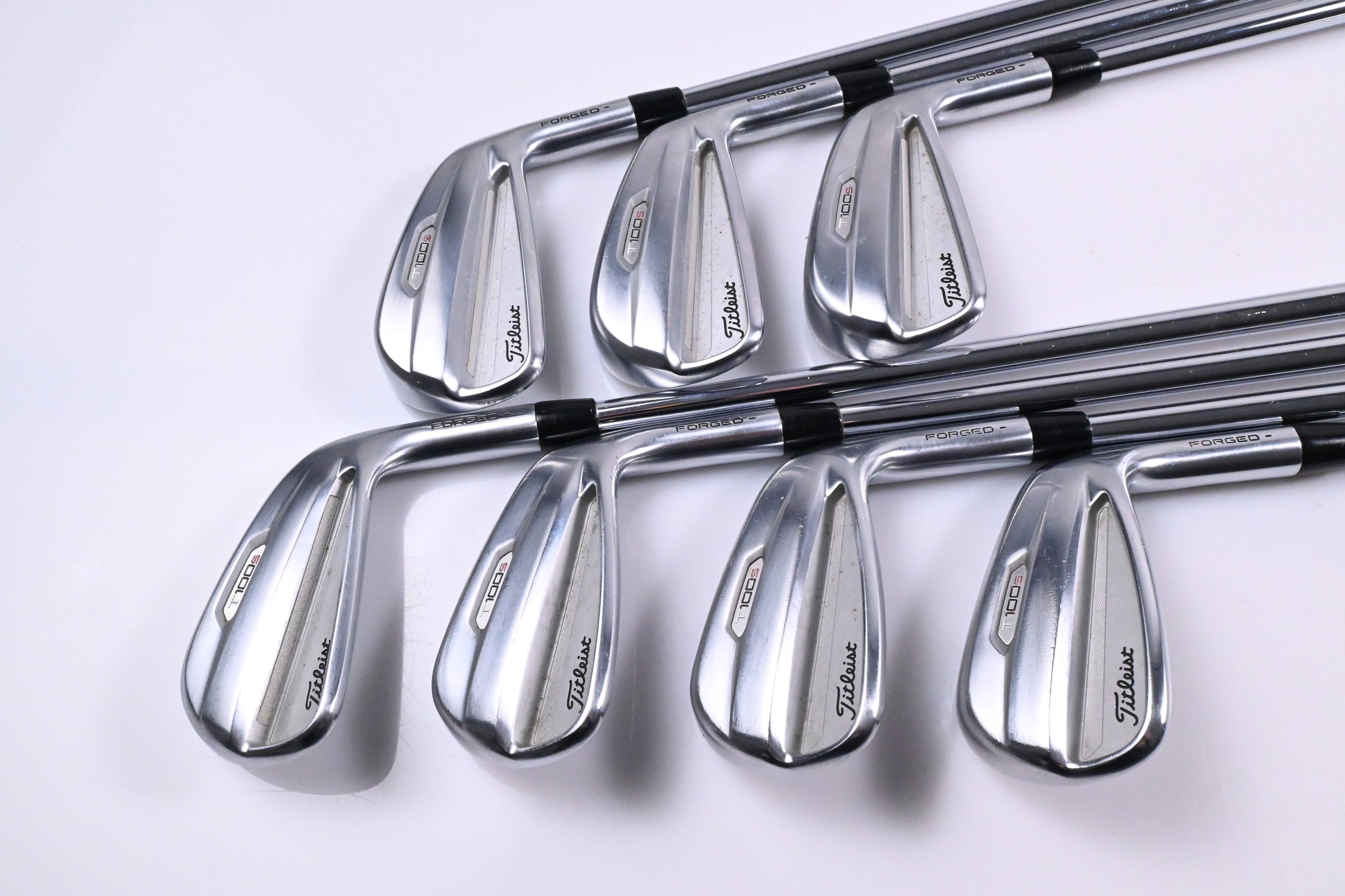 Titleist T100.S 2021 Irons / 4-PW / Stiff Flex Project X LZ 120 Shafts