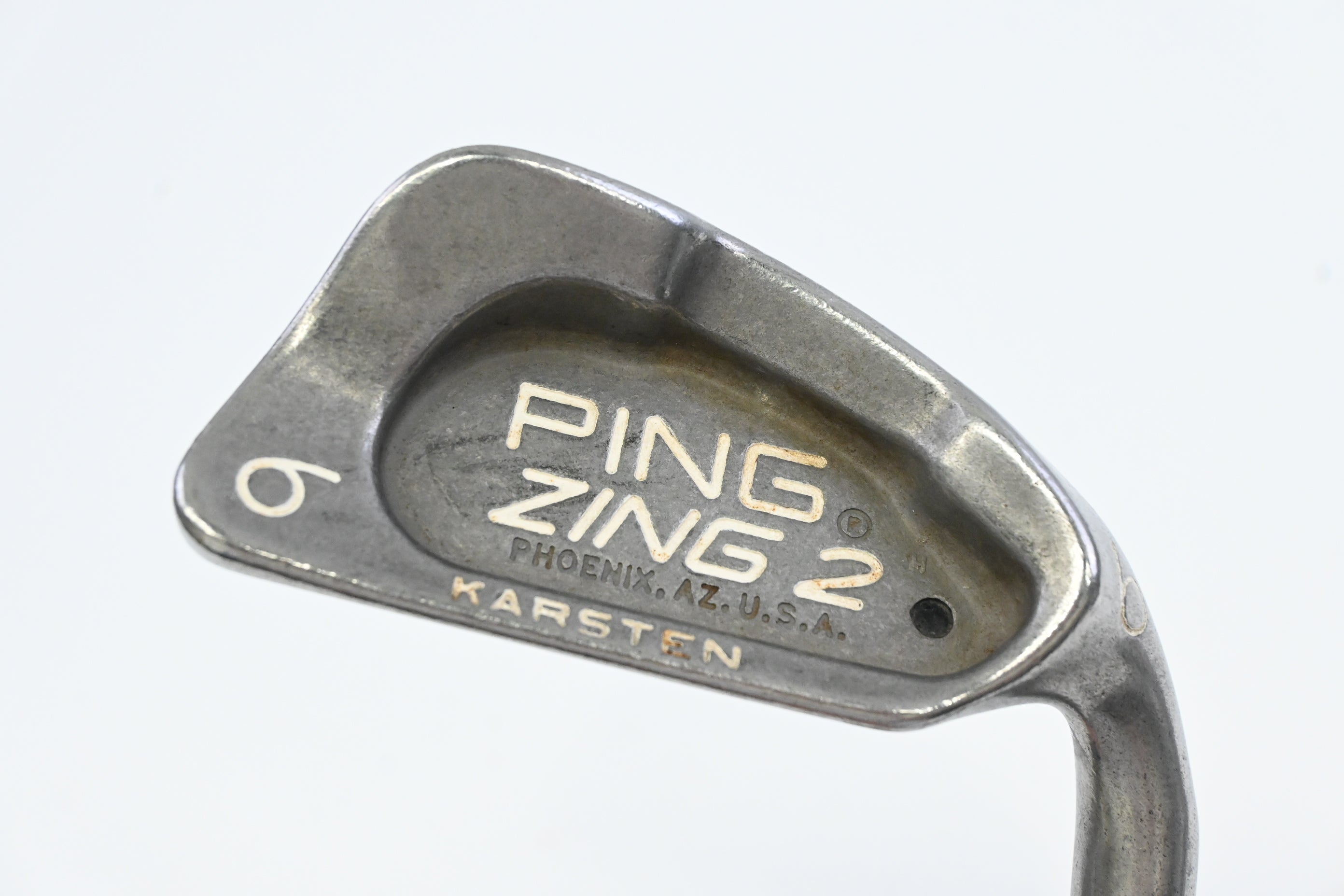 Ping Zing 2 #6 Iron / Black Dot / Regular Flex Aldila Ping Karsten 101 Shaft