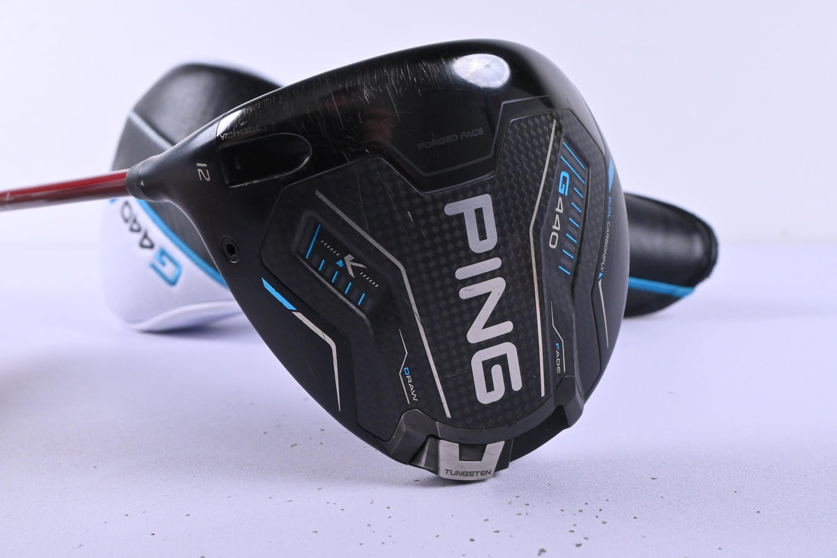 Left Hand Ping G440 K Driver / 12 Degree / Regular Flex Project X Denali Red 50