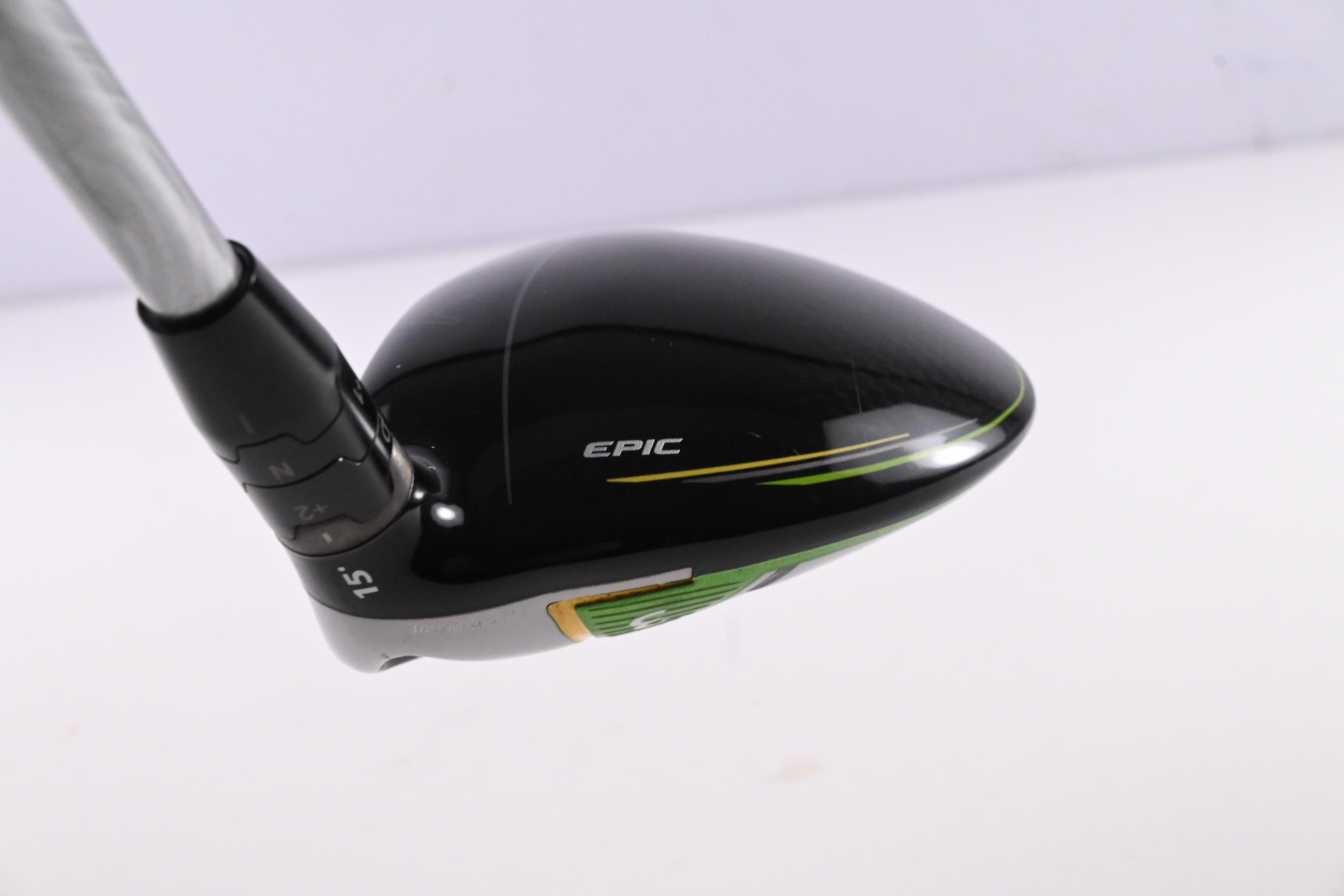 Callaway Epic Flash #3 Wood / 15 Degree / Stiff Flex Project X Evenflow Green 65