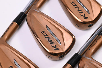 Cobra King Forged Tec Copper Irons / 5-PW / Stiff Flex KBS $-Taper Lite Shafts