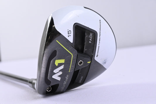 Left Hand Taylormade M1 2017 #3 Wood / 15 Degree / X-Flex Fujikura Motore 83