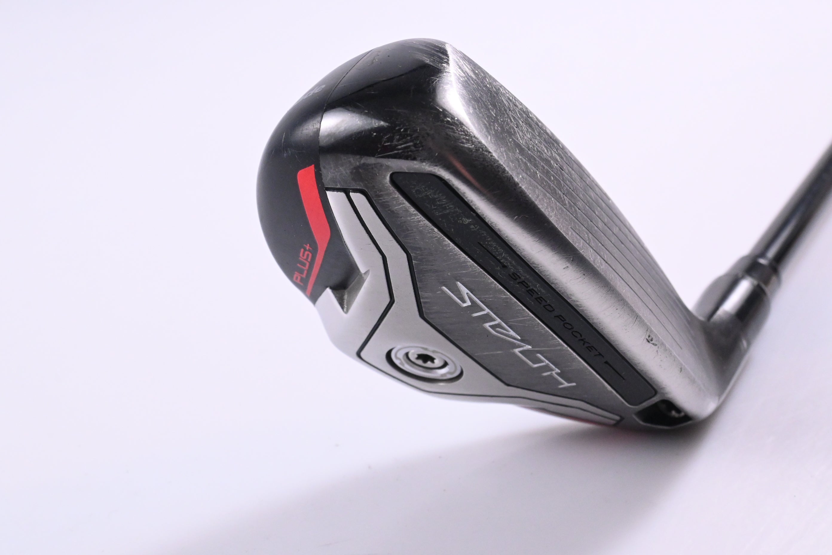 Taylormade Stealth Plus #3 Hybrid / 19.5 Degree / Stiff Flex HZRDUS Smoke Red 80