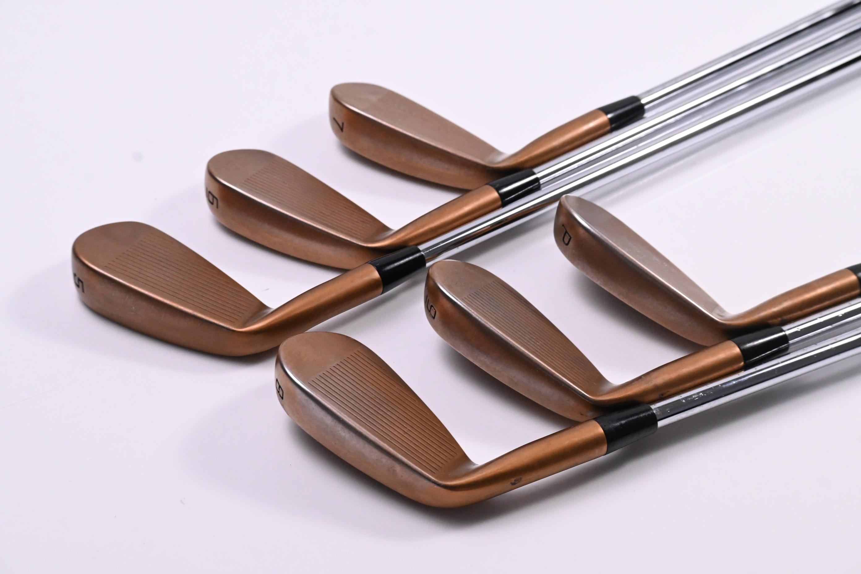 Cobra King Forged Tec Copper Irons / 5-PW / Stiff Flex KBS $-Taper Lite Shafts