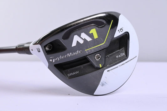 Left Hand Taylormade M1 2017 #3 Wood / 15 Degree / X-Flex Fujikura Motore 83