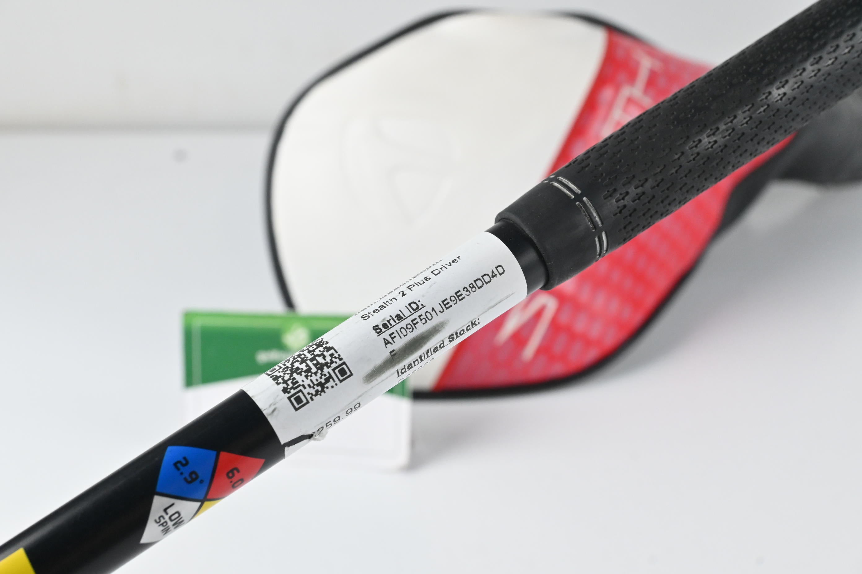 Taylormade Stealth 2 Plus Driver / 9 Degree / Stiff Flex Hzrdus Yellow 76 Shaft