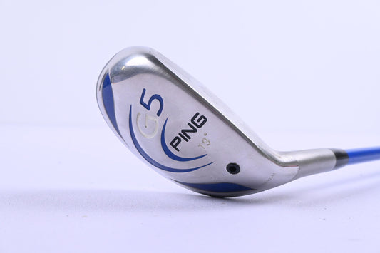 Ping G5 #3 Hybrid / 19 Degree / Stiff Flex Grafalloy Pro Launch Blue Shaft
