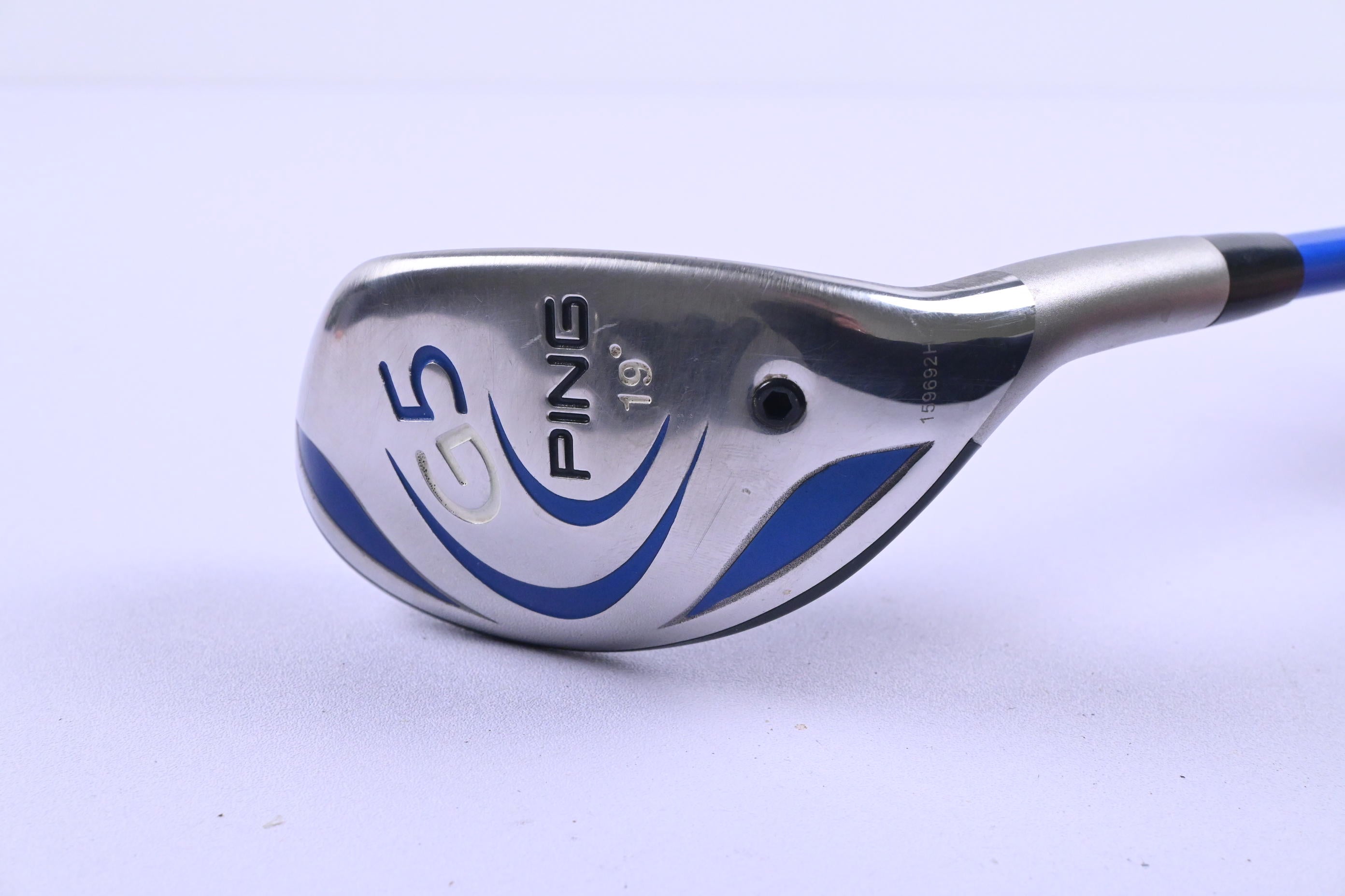 Ping G5 #3 Hybrid / 19 Degree / Stiff Flex Grafalloy Pro Launch Blue Shaft