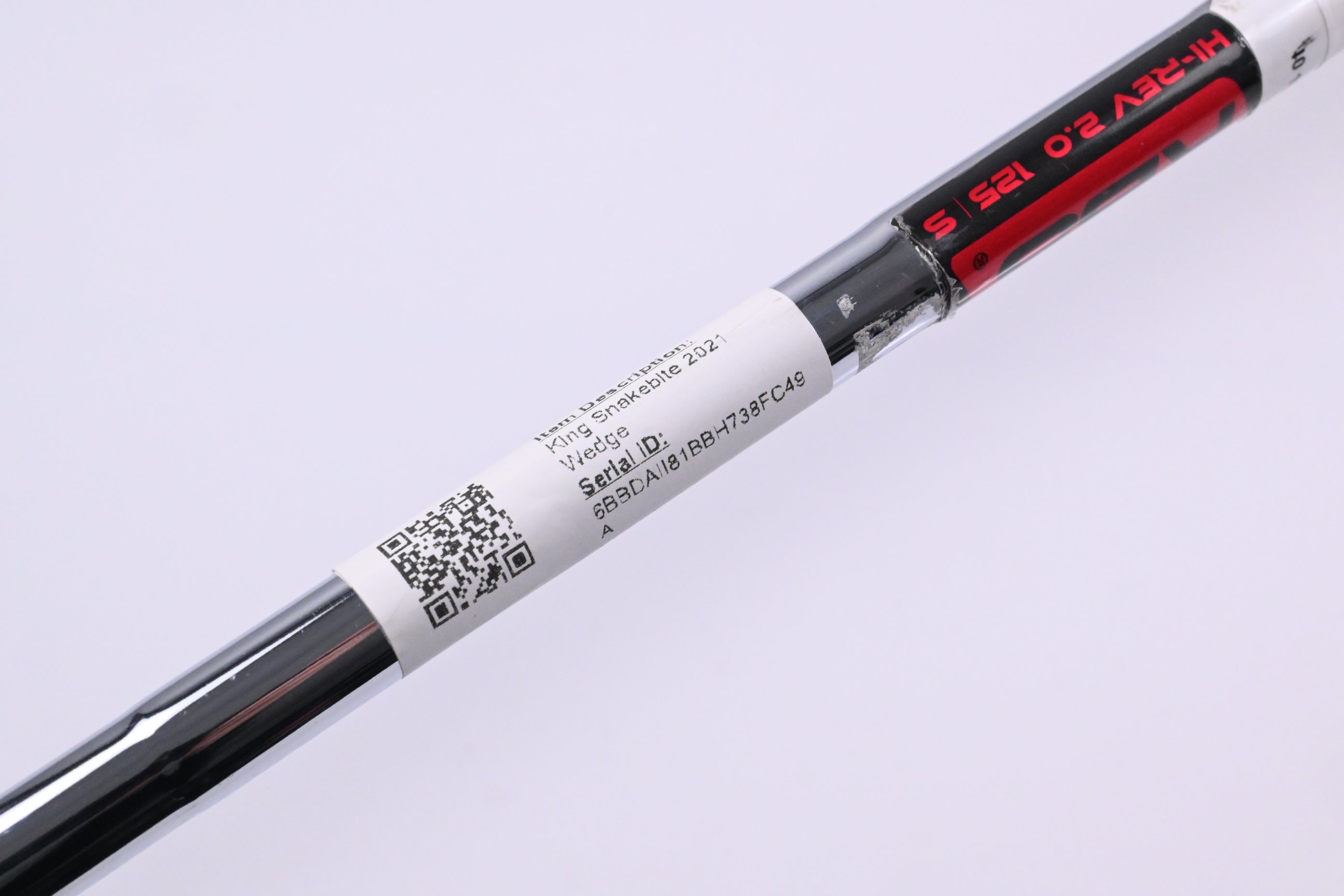 Cobra King Snakebite 2021 Lob Wedge / 58 Degree / Stiff Flex KBS Hi-Rev 2.0 125