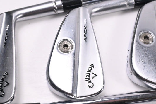 Callaway Apex MB 21 Irons / 3-PW+AW / TX-Flex Project X Precision Shafts