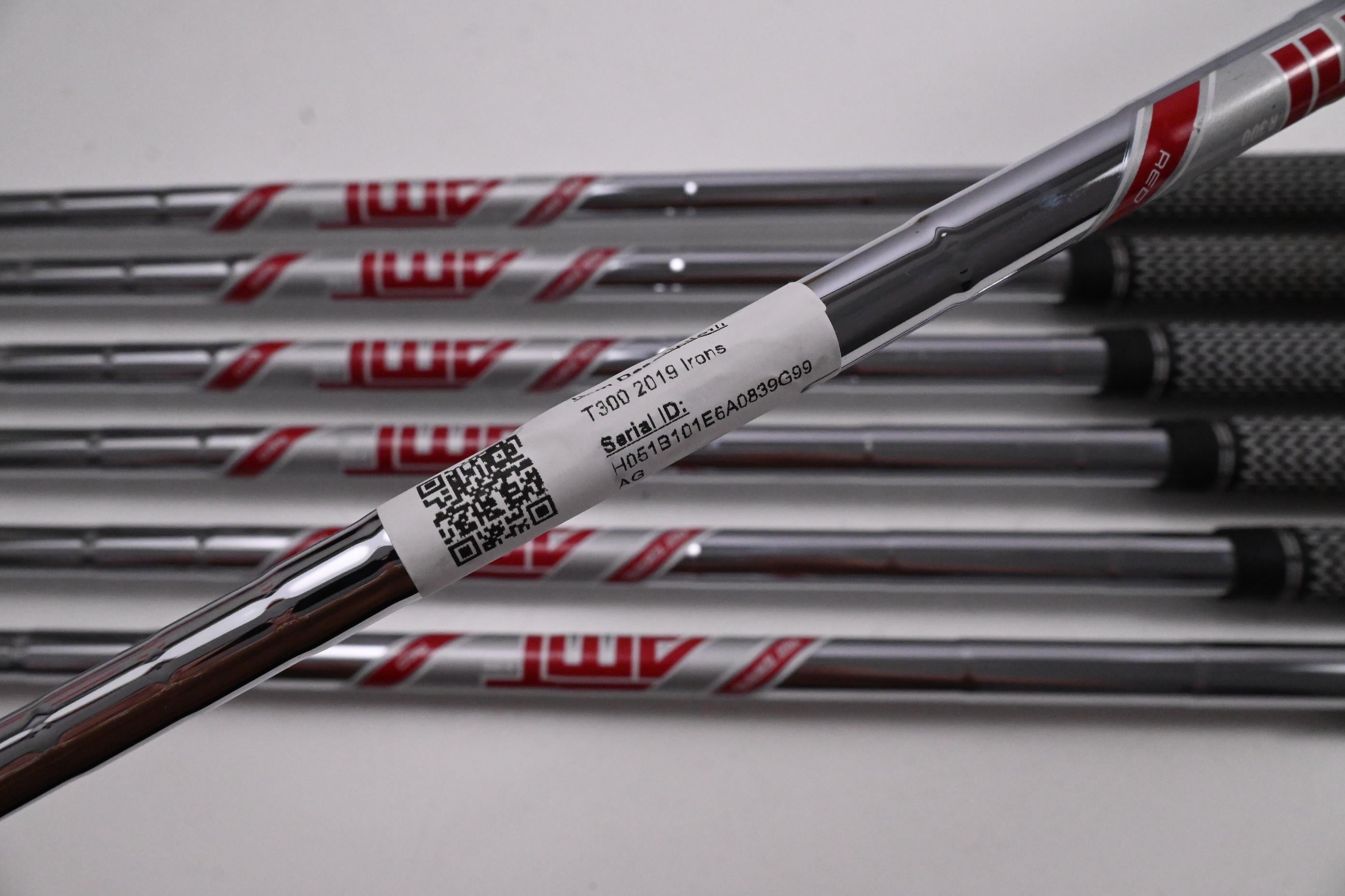 Titleist T300 2019 Irons / 5-PW+48° / Regular Flex AMT Red R300 Shafts