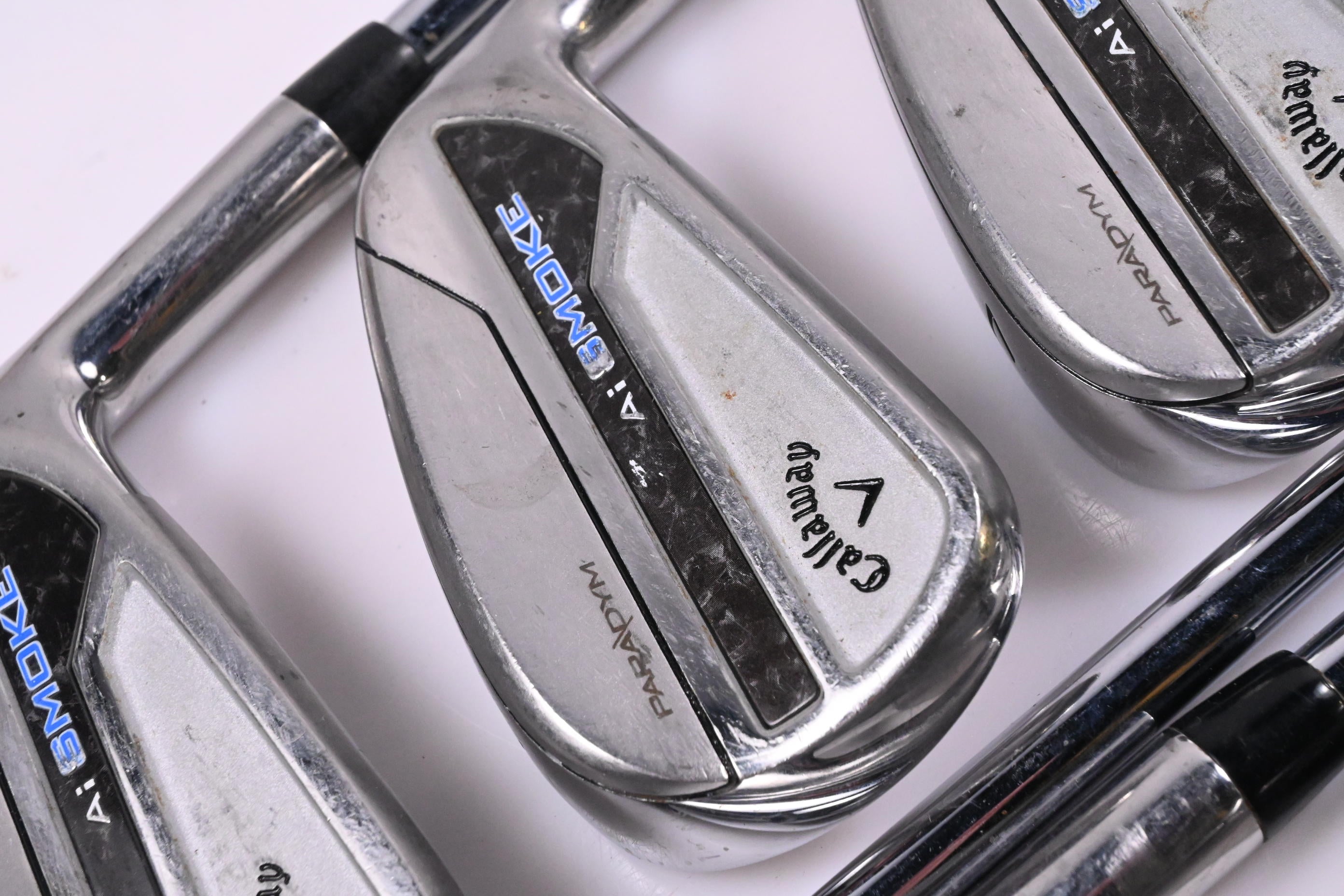 Callaway Paradym Ai Smoke Irons / 5-PW+GW / Stiff Flex Elevate MPH 95 Shafts