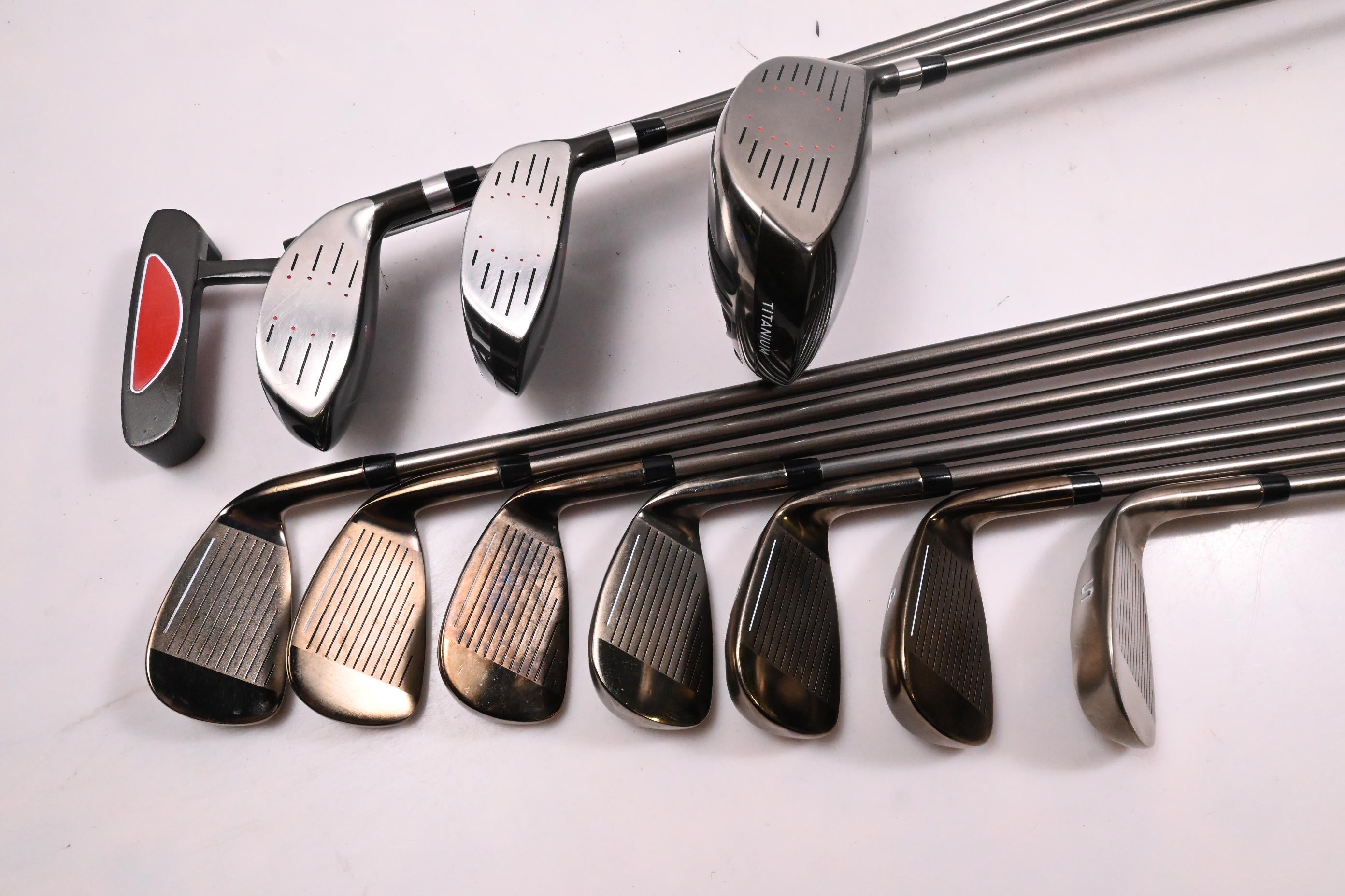 Left Hand Golphin 112 Package Set / Woods, Irons, Putter, Bag