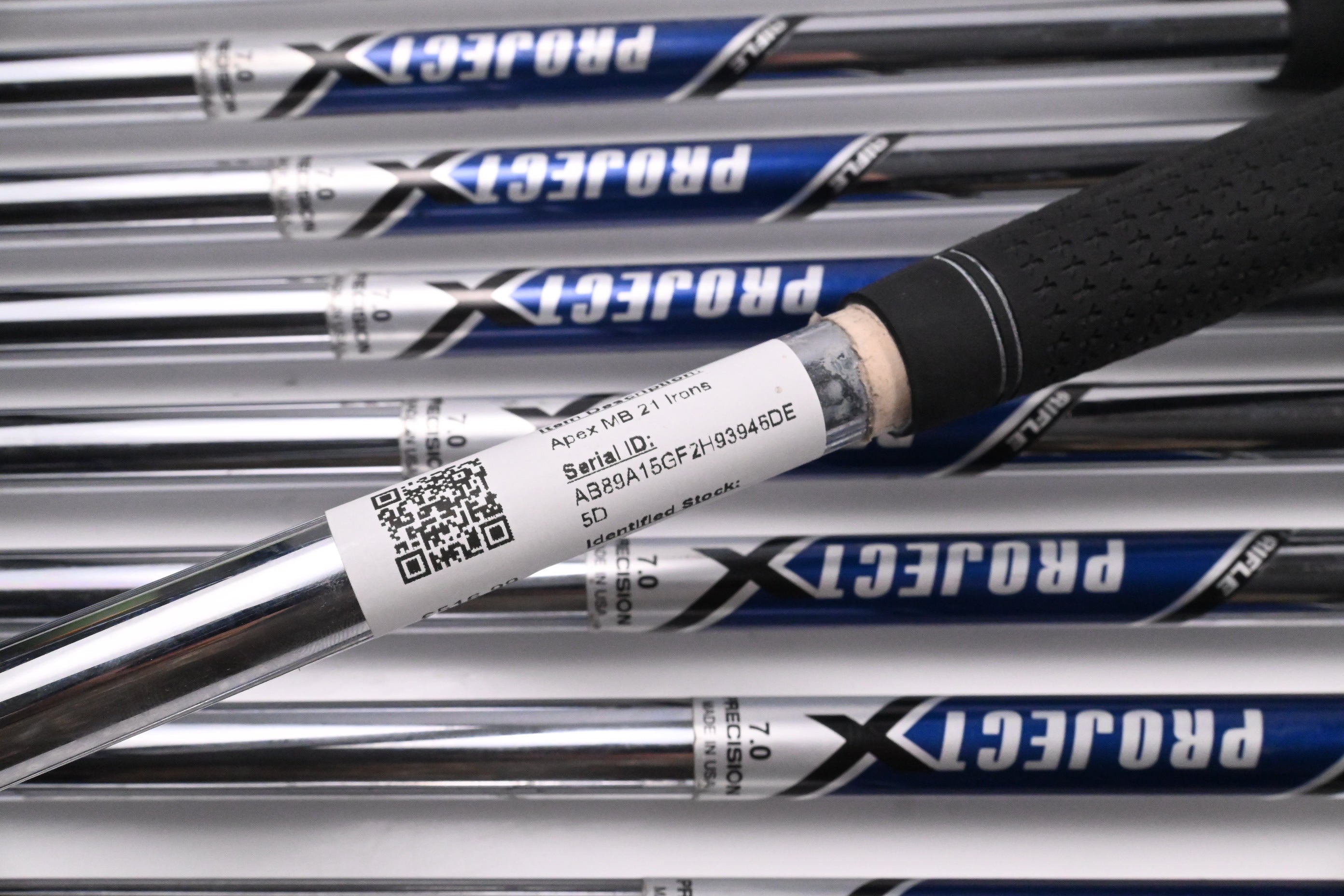 Callaway Apex MB 21 Irons / 3-PW+AW / TX-Flex Project X Precision Shafts