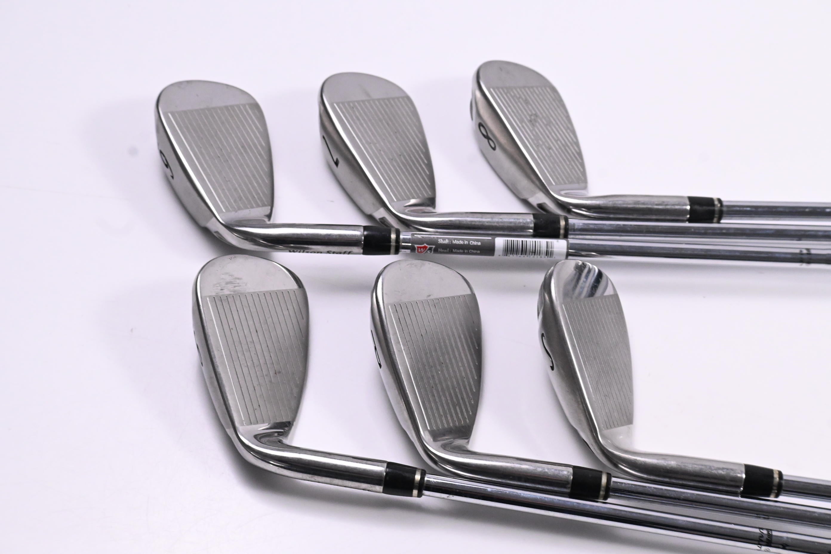 Wilson D100 Irons / 6-PW+SW / Uniflex True Temper SL 85 Shafts