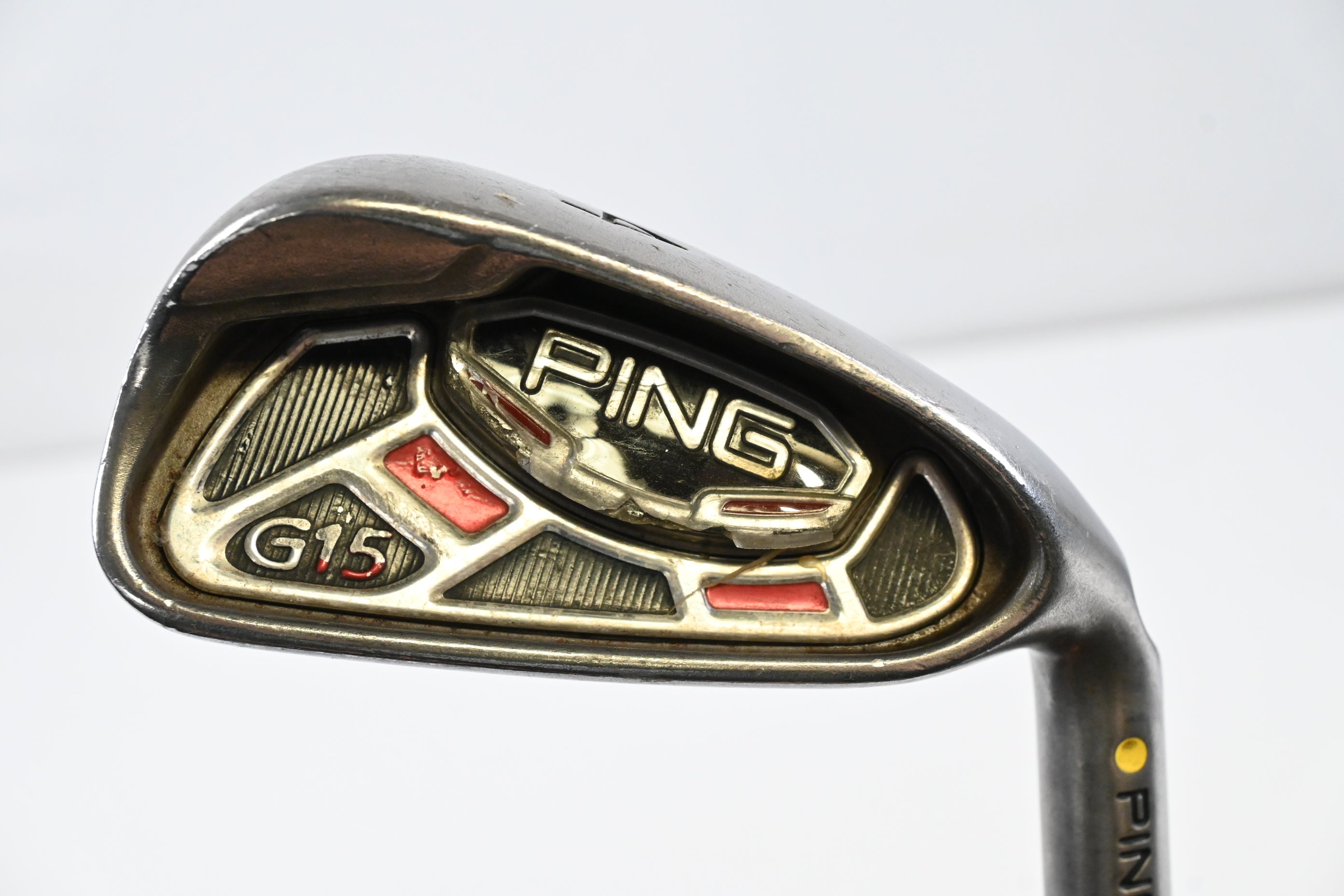Ping G15 #4 Iron / 23 Degree / Yellow Dot / Stiff Flex Ping AWT Shaft