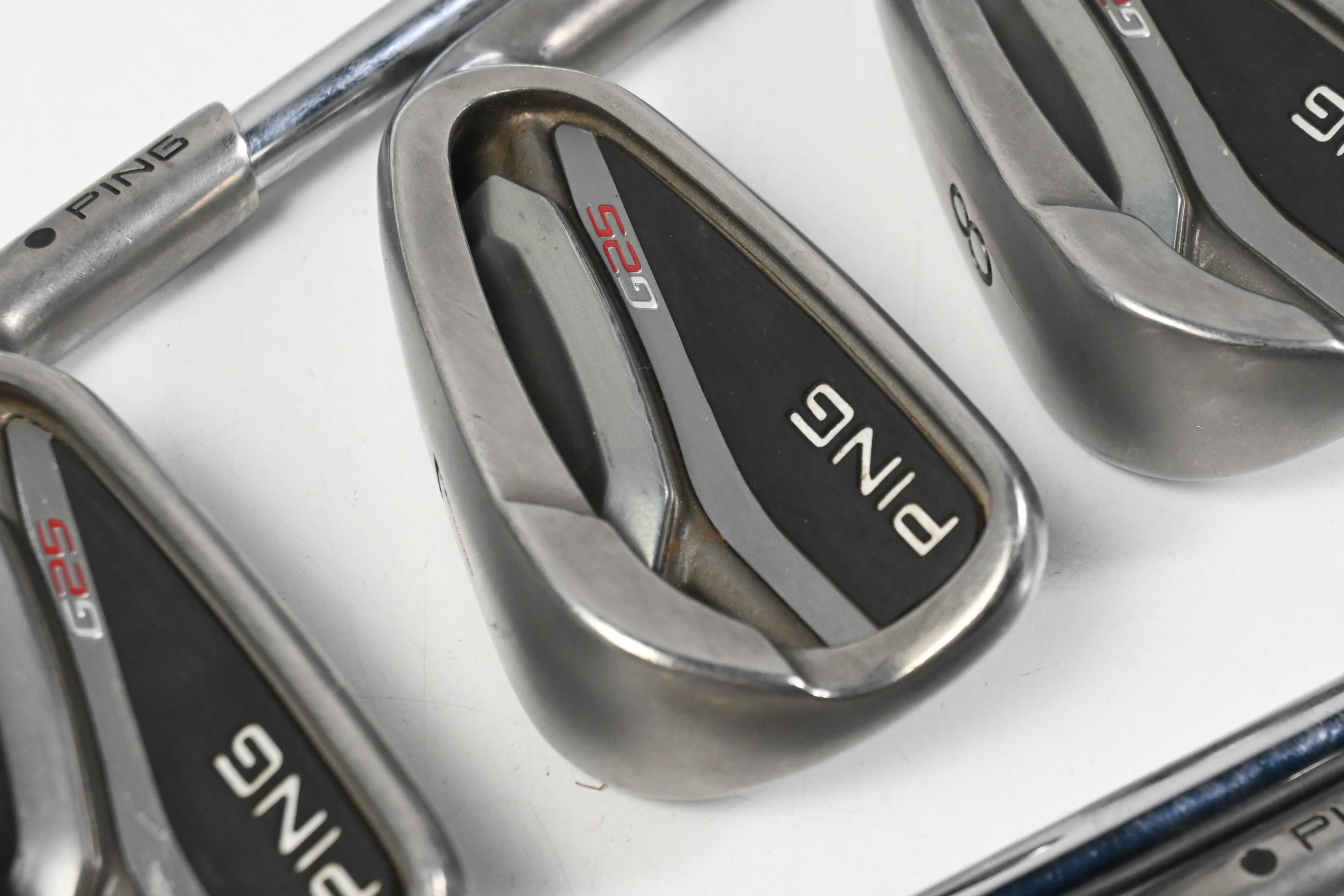 Ping G25 Irons / 6-PW+SW / Black Dot / Regular Flex Steel Shafts