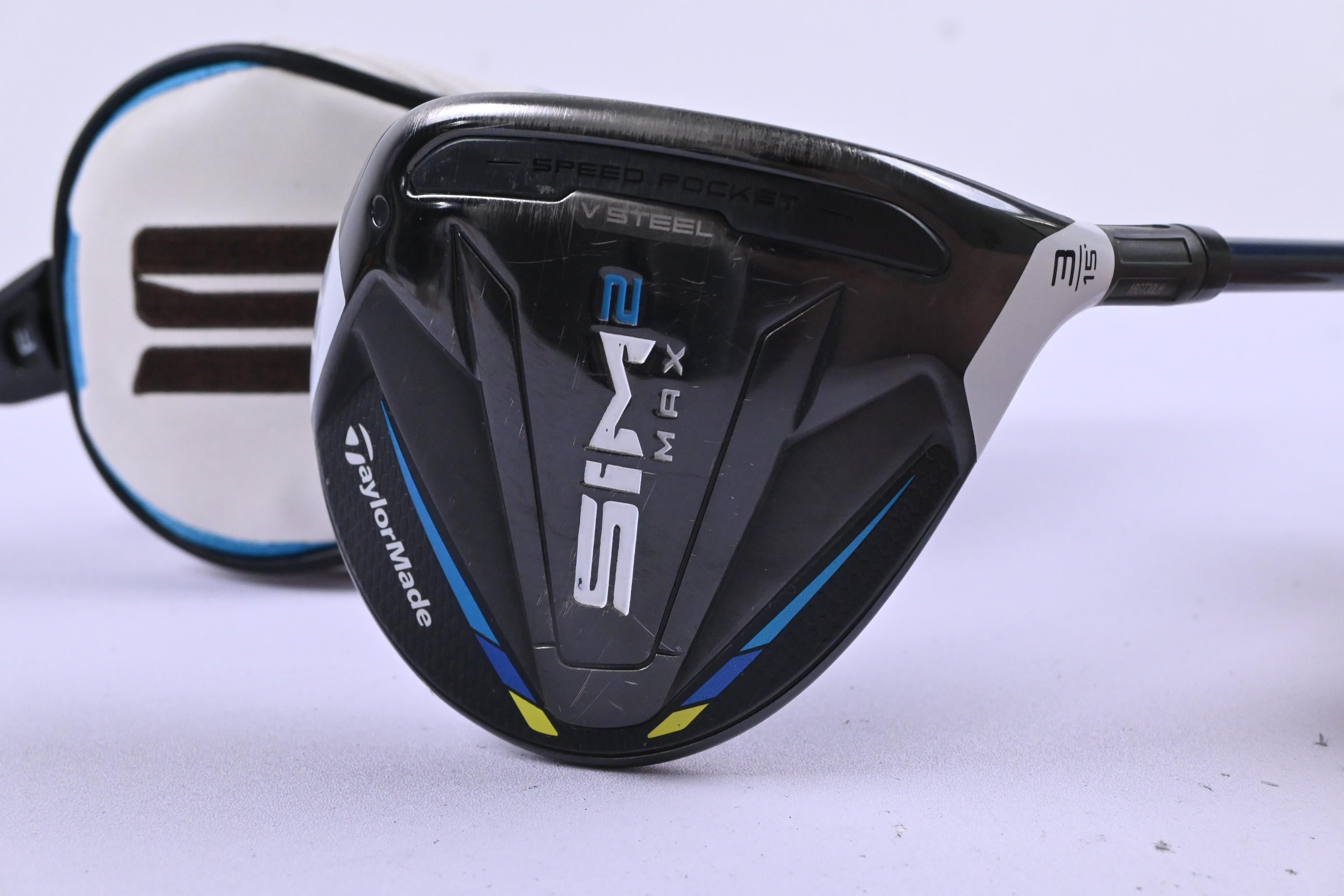 Taylormade SIM2 Max #3 Wood / 15 Degree / Stiff Flex Fujikura Ventus Blue 6 FW