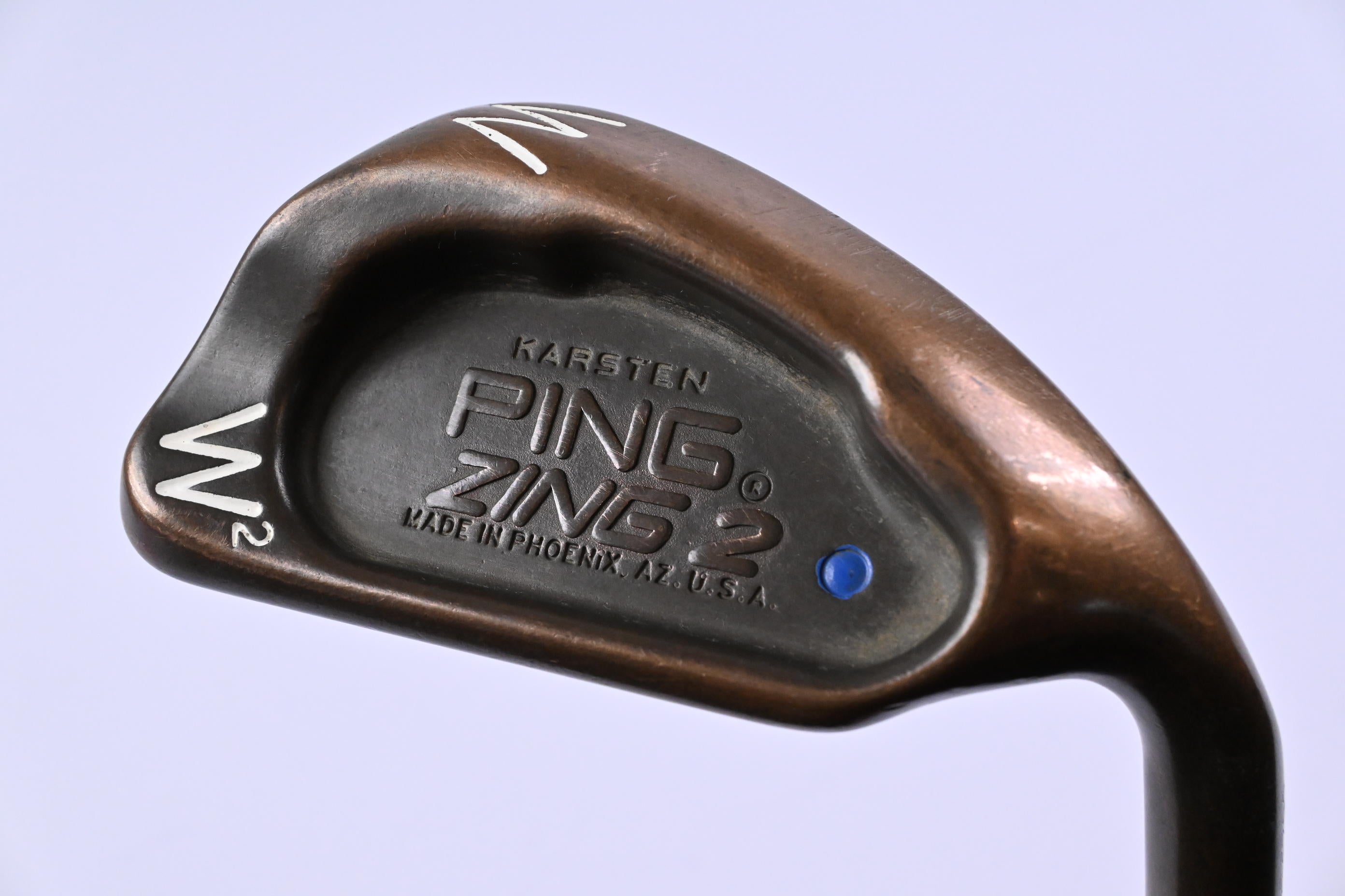 Ping Zing 2 BeCu Pitching Wedge / 47 Degree / Blue Dot / Stiff Flex Cushin JZ