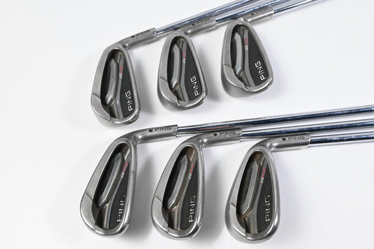 Ping G25 Irons / 6-PW+SW / Black Dot / Regular Flex Steel Shafts