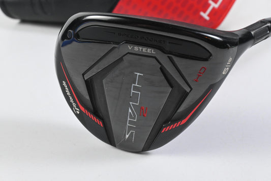 Taylormade Stealth 2 HD #5 Wood / 19 Degree / Stiff Flex HZRDUS Silver 60 Shaft