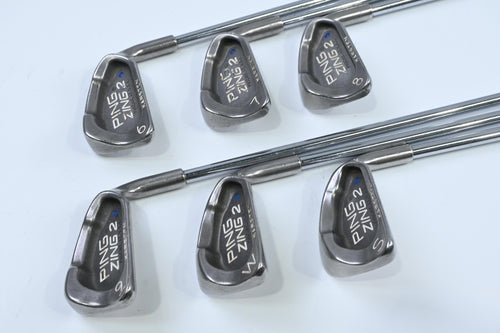 Ping Zing 2 Irons / 6-PW+SW / Blue Dot / Regular Flex Ping Cushin JZ Shafts