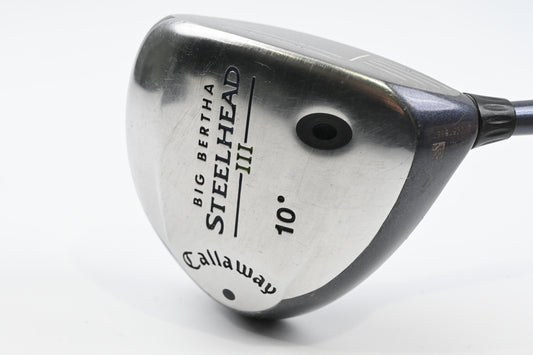 Callaway Steelhead III Driver / 10 Degree / Regular Flex System III Shaft