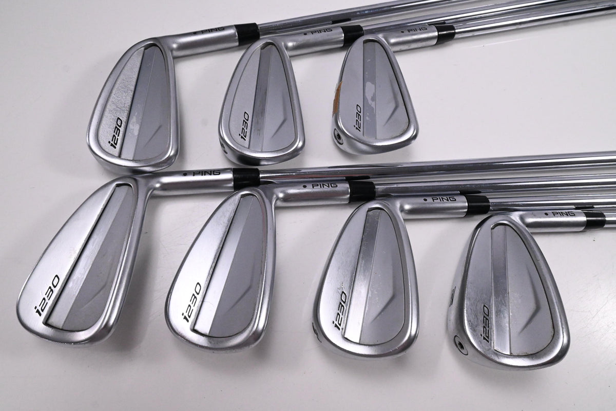 Ping i230 Irons / 4-PW / Black Dot / Stiff Flex Project X LZ 120 Shafts