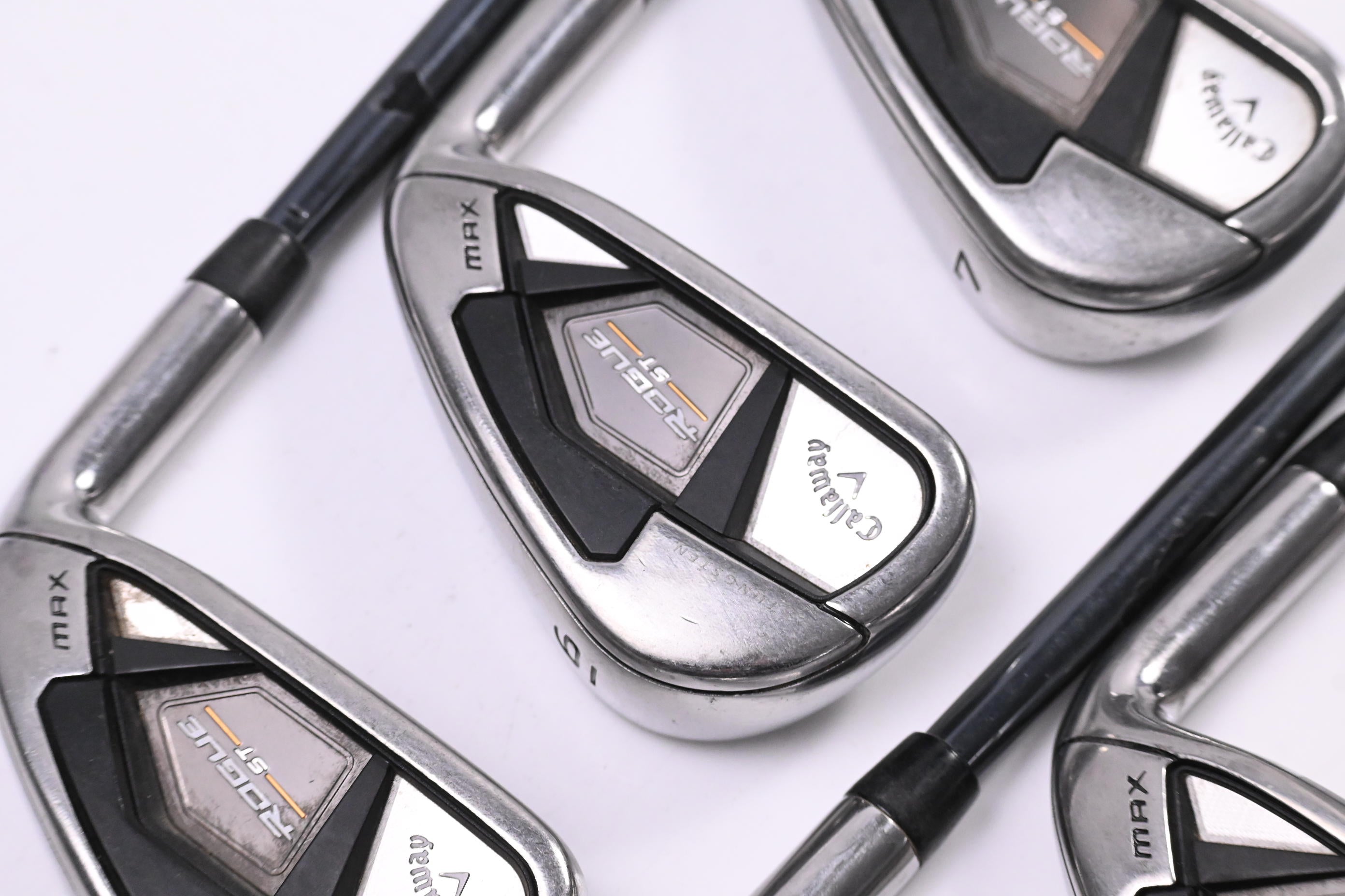 Callaway Rogue ST Max Irons / 5-PW / Regular Flex UST Recoil Dart 75 Shafts