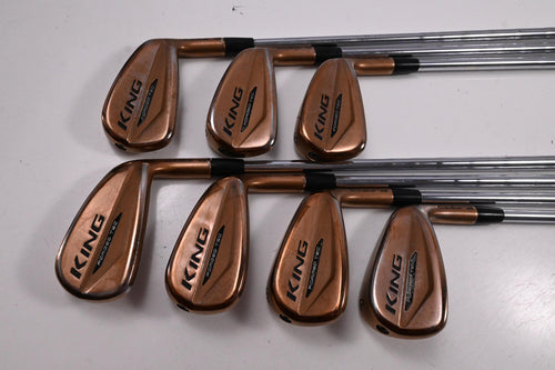 Cobra King Forged Tec Copper Irons / 4-PW / Stiff Flex KBS $-Taper Lite Shafts