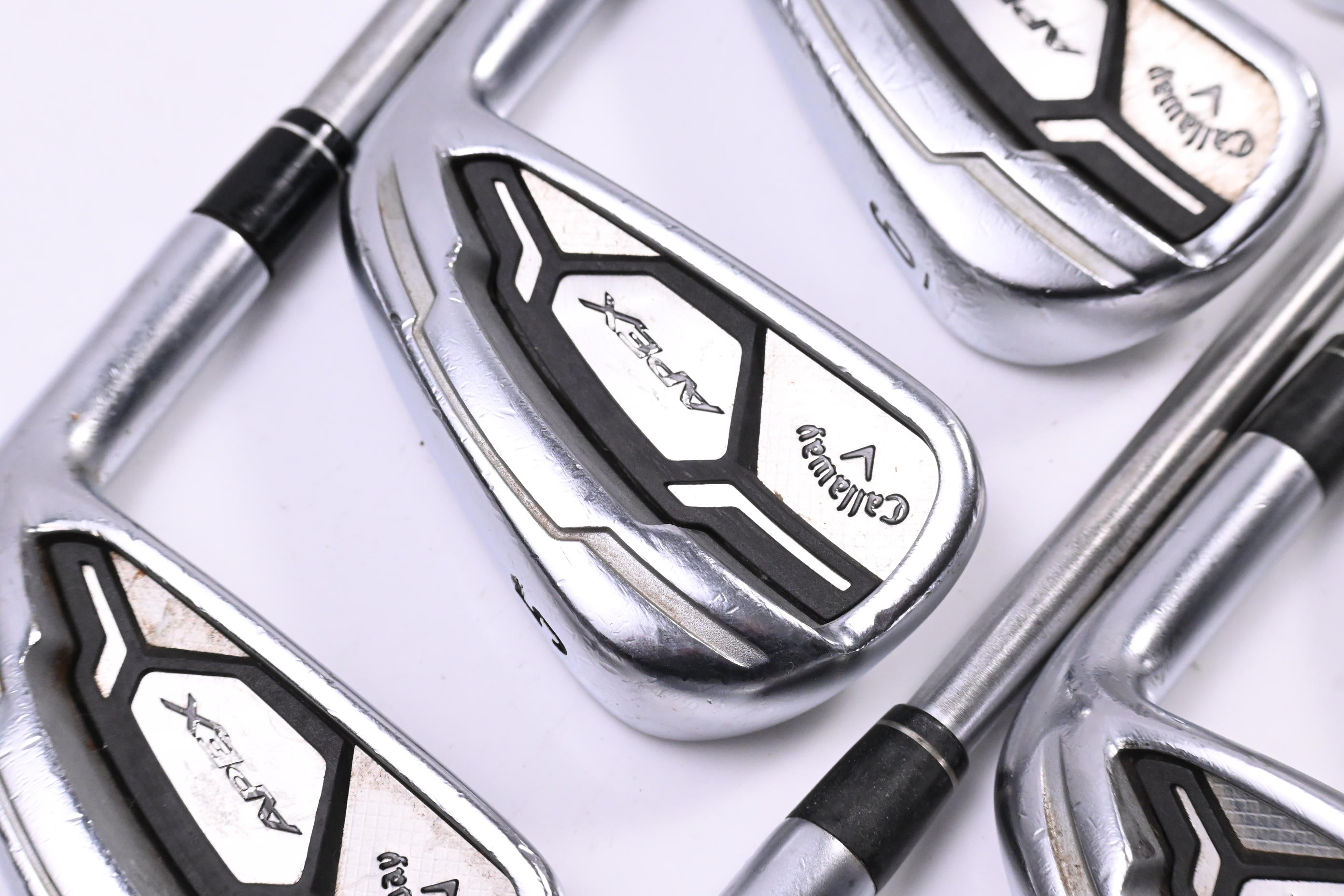 Callaway Apex CF16 Irons / 4-PW+AW / Stiff Flex KBS Tour C-Taper 120 Shafts