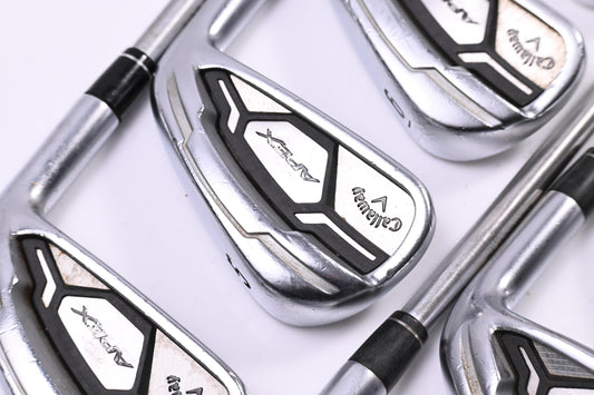 Callaway Apex CF16 Irons / 4-PW+AW / Stiff Flex KBS Tour C-Taper 120 Shafts