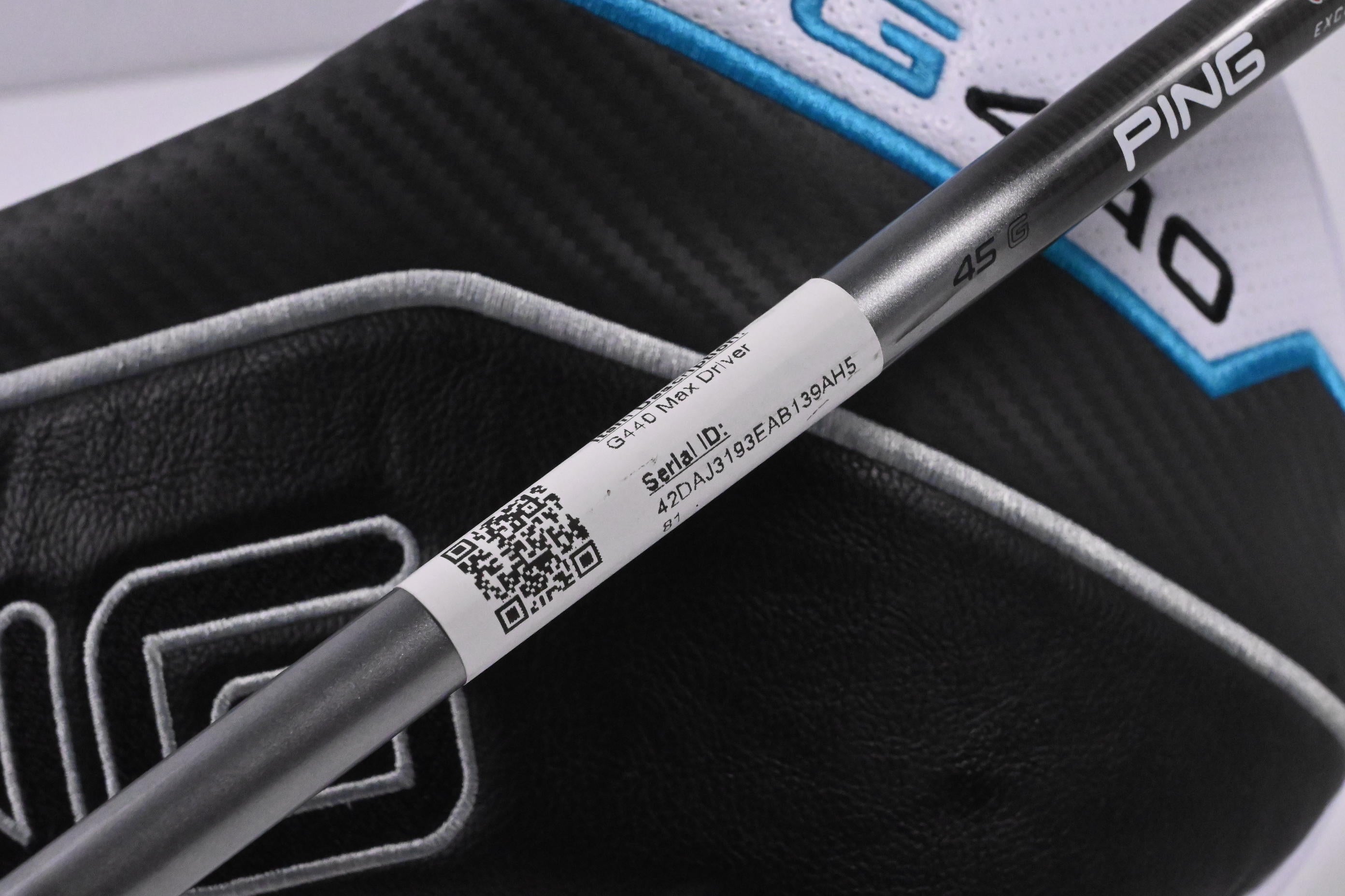 Ping G440 Max Driver / 12 Degree / Senior Flex Ping Alta Quick 45 Shaft