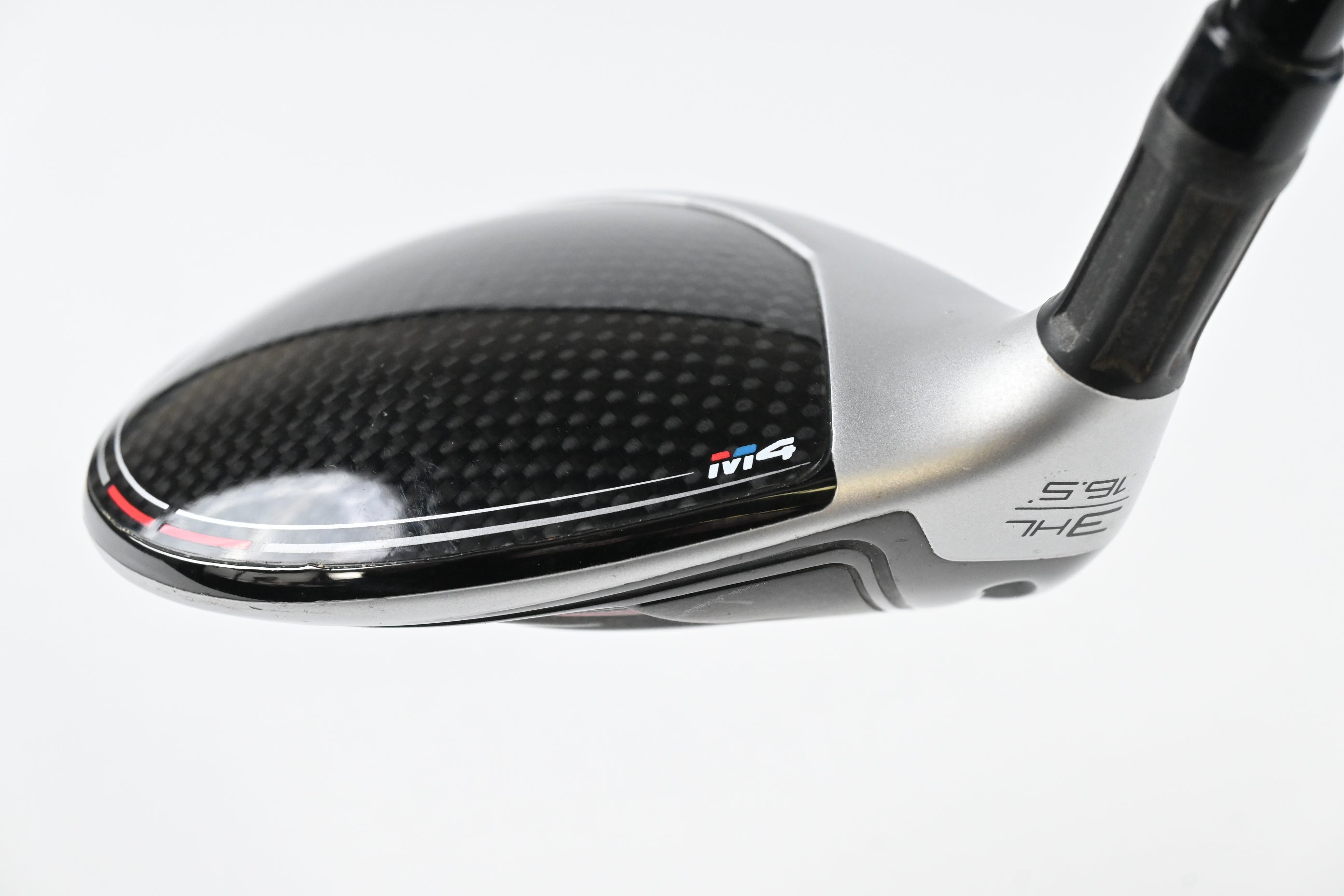 Left Hand Taylormade M4 #3 Wood / 16.5 Degree / Regular Flex Fujikura Atmos Red