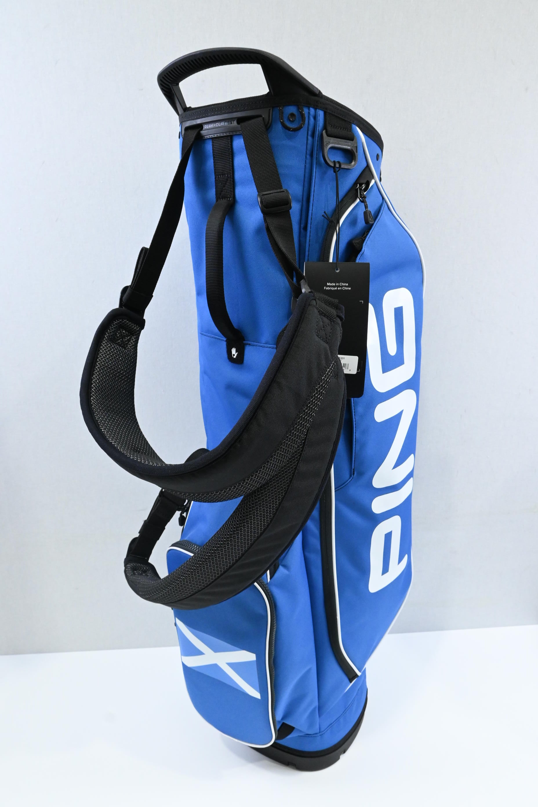 Ping Hoofer Lite Stand Bag / 4-Way Divider / Blue, White
