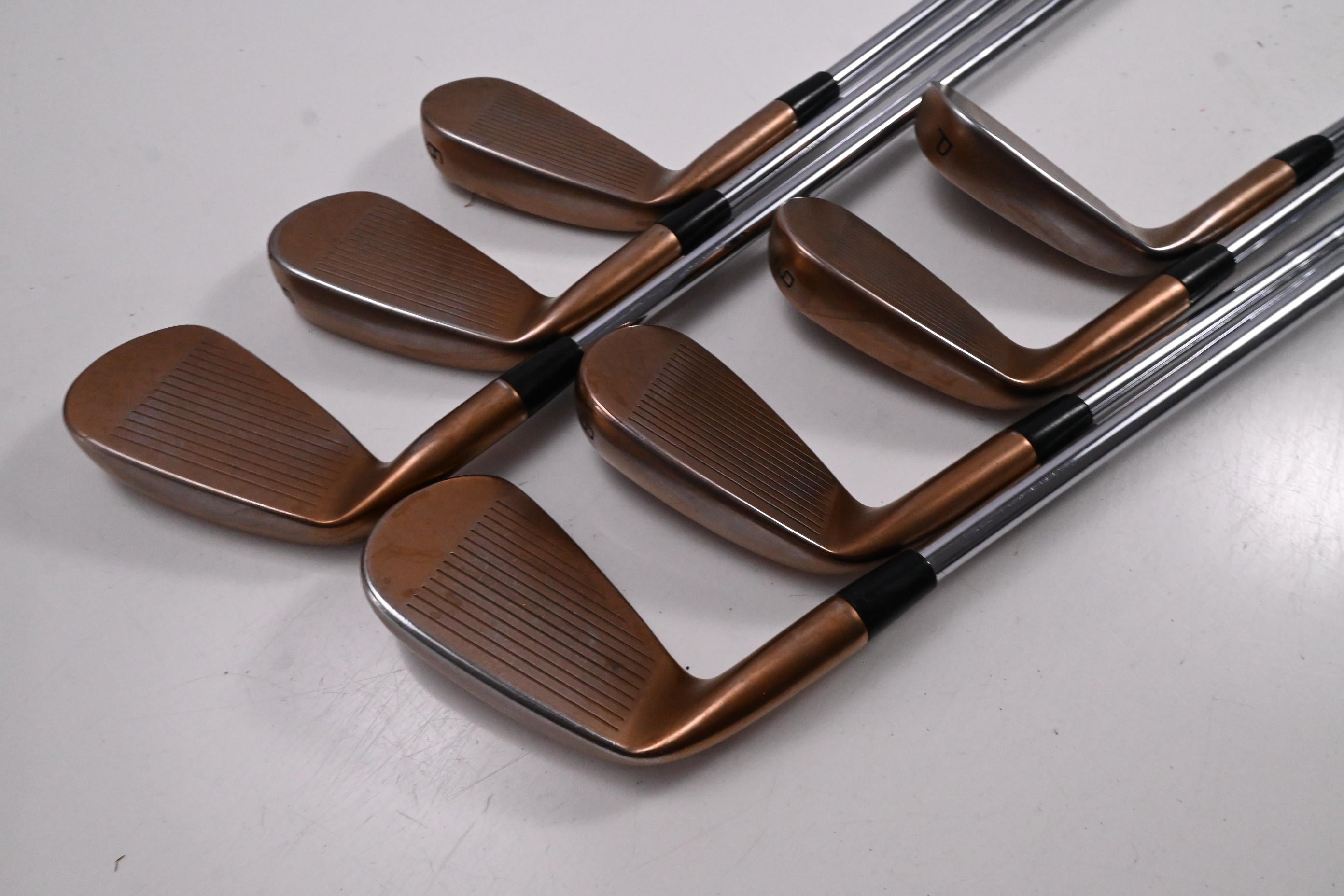 Cobra King Forged Tec Copper Irons / 4-PW / Stiff Flex KBS $-Taper Lite Shafts
