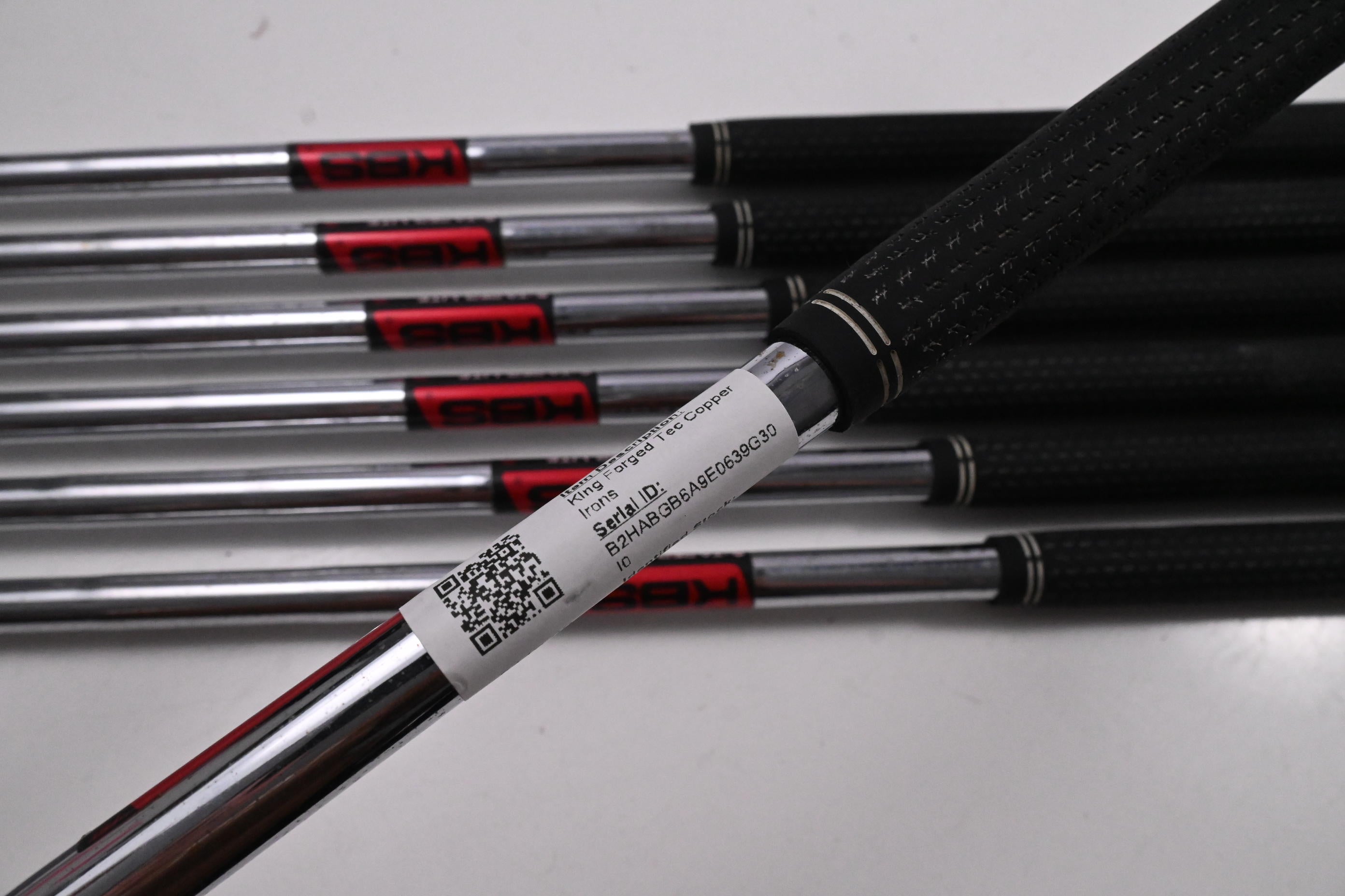 Cobra King Forged Tec Copper Irons / 4-PW / Stiff Flex KBS $-Taper Lite Shafts