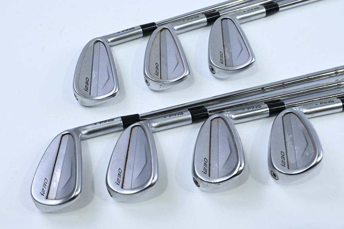 Ping i230 Irons / 4-PW / Blue Dot / Stiff Flex KBS Tour 120 Shaft