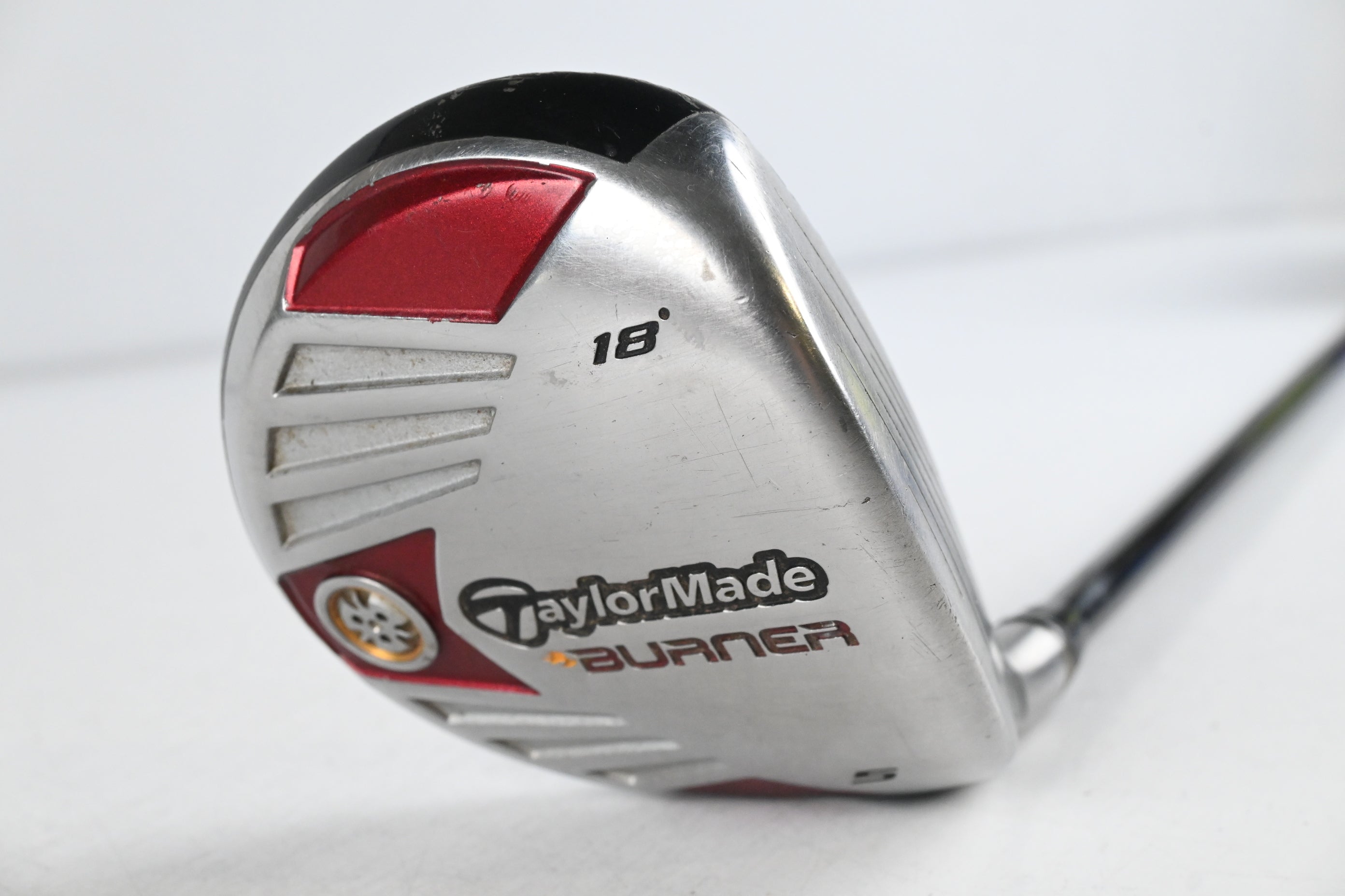 Taylormade Burner 2007 #5 Wood / 18 Degree / Stiff Flex Aldila Voodoo 6 Shaft