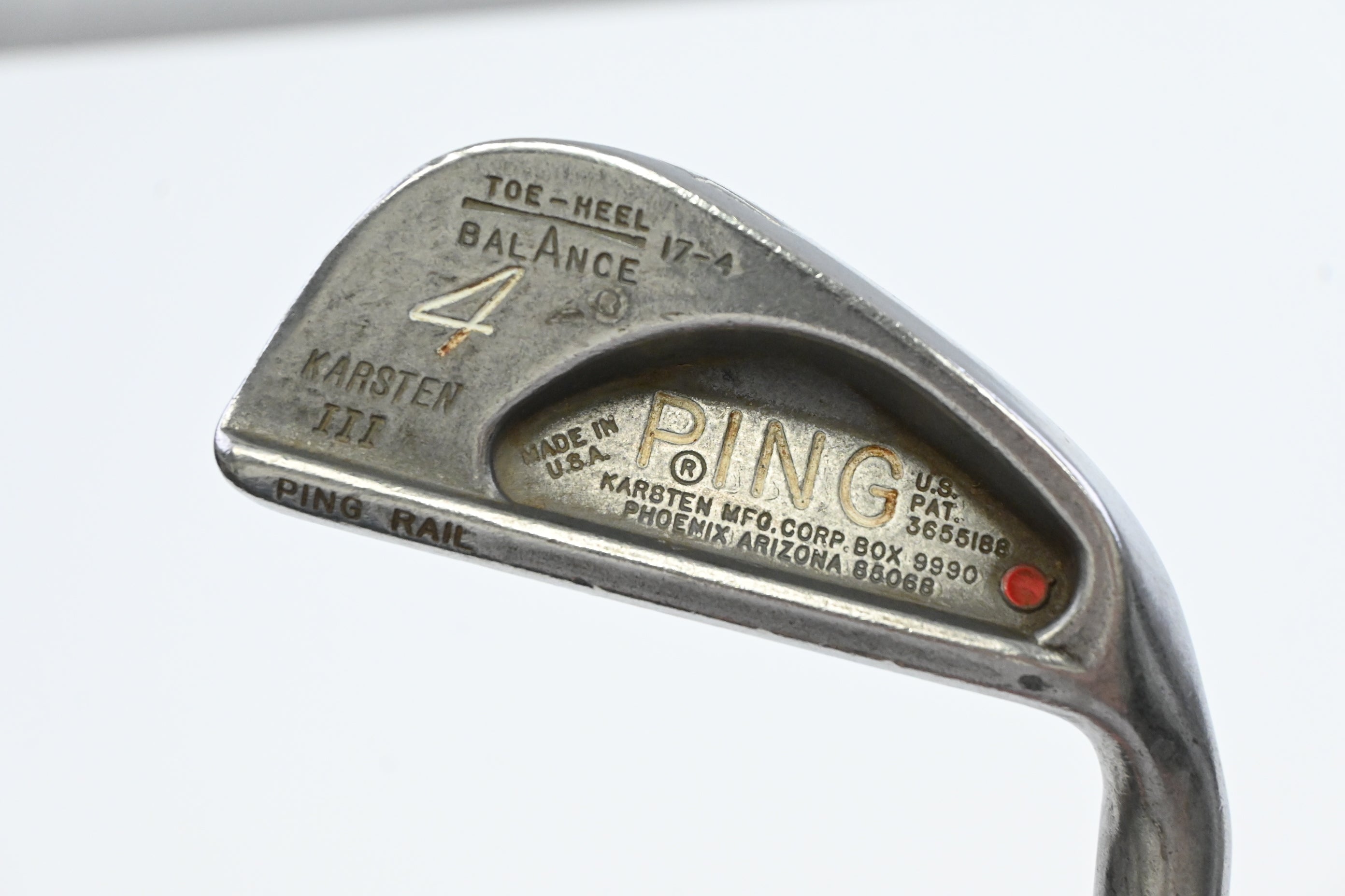 Ping Karsten III #4 Iron / 25 Degree / Regular Flex Ping ZZ-Lite Shaft