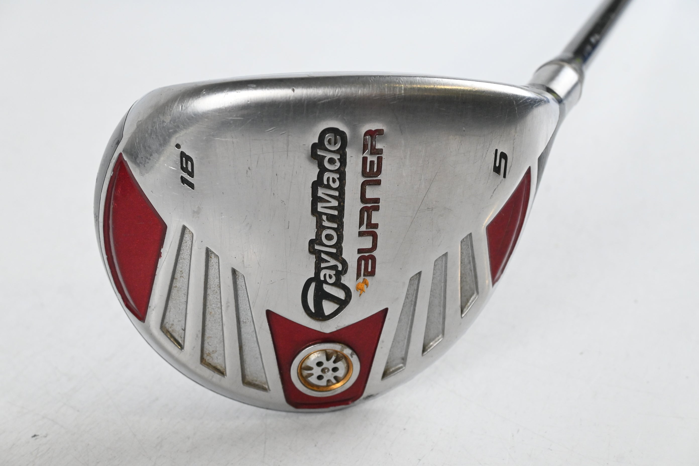 Taylormade Burner 2007 #5 Wood / 18 Degree / Stiff Flex Aldila Voodoo 6 Shaft