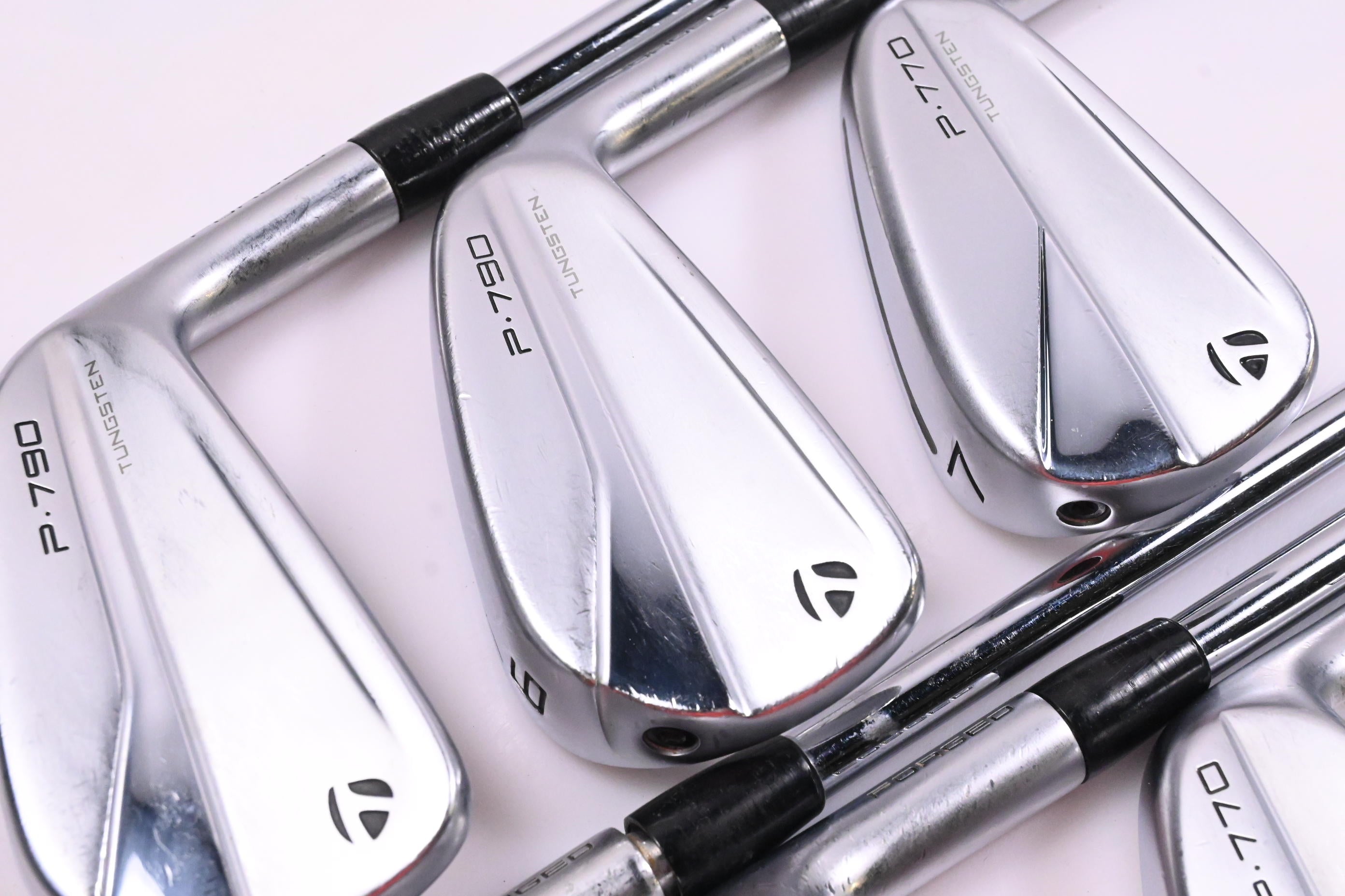 Taylormade P770 2023 Irons / 5-PW / Regular Flex Rifle Frequency Matched Shafts