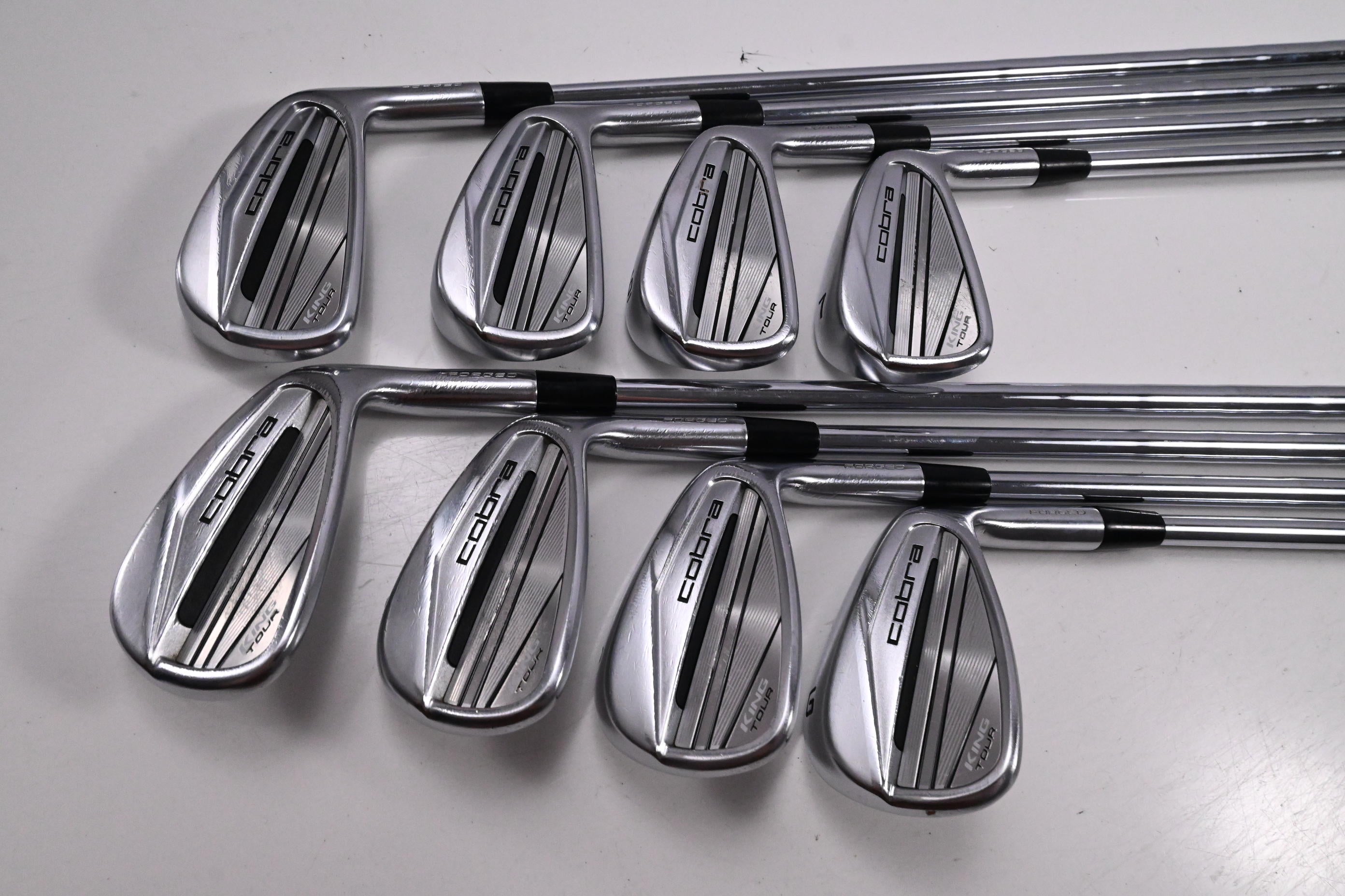 Cobra King Tour 2023 Irons / 4-PW+GW / Stiff Flex KBS $-Taper 120 Shafts